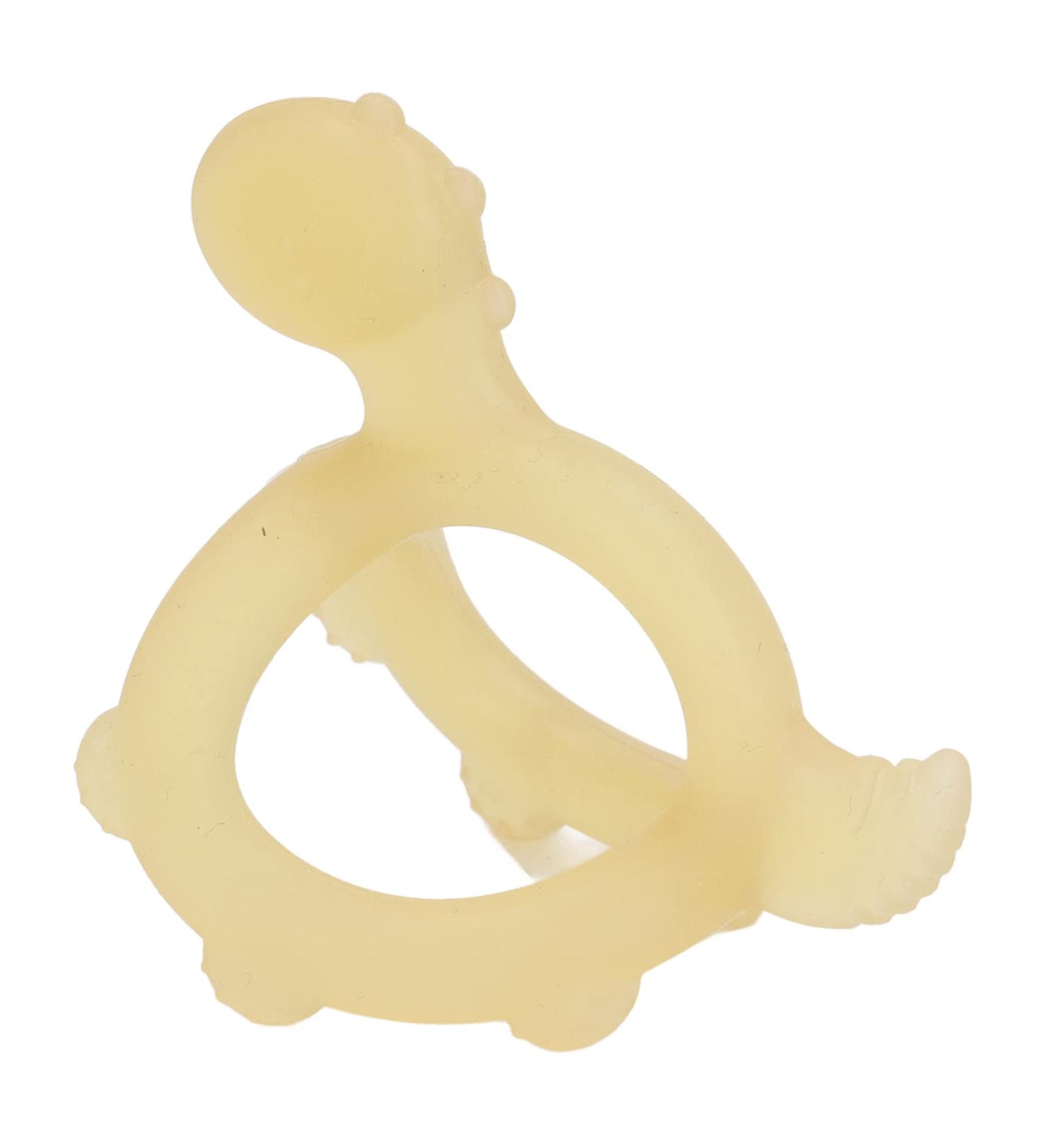 Baby Teething Toys - Reduce Finger Sucking & Pacifier Holder - Easy Grip Silicone Teether for Newborns (Nanosilver) - Buy Online on GoSupps.com