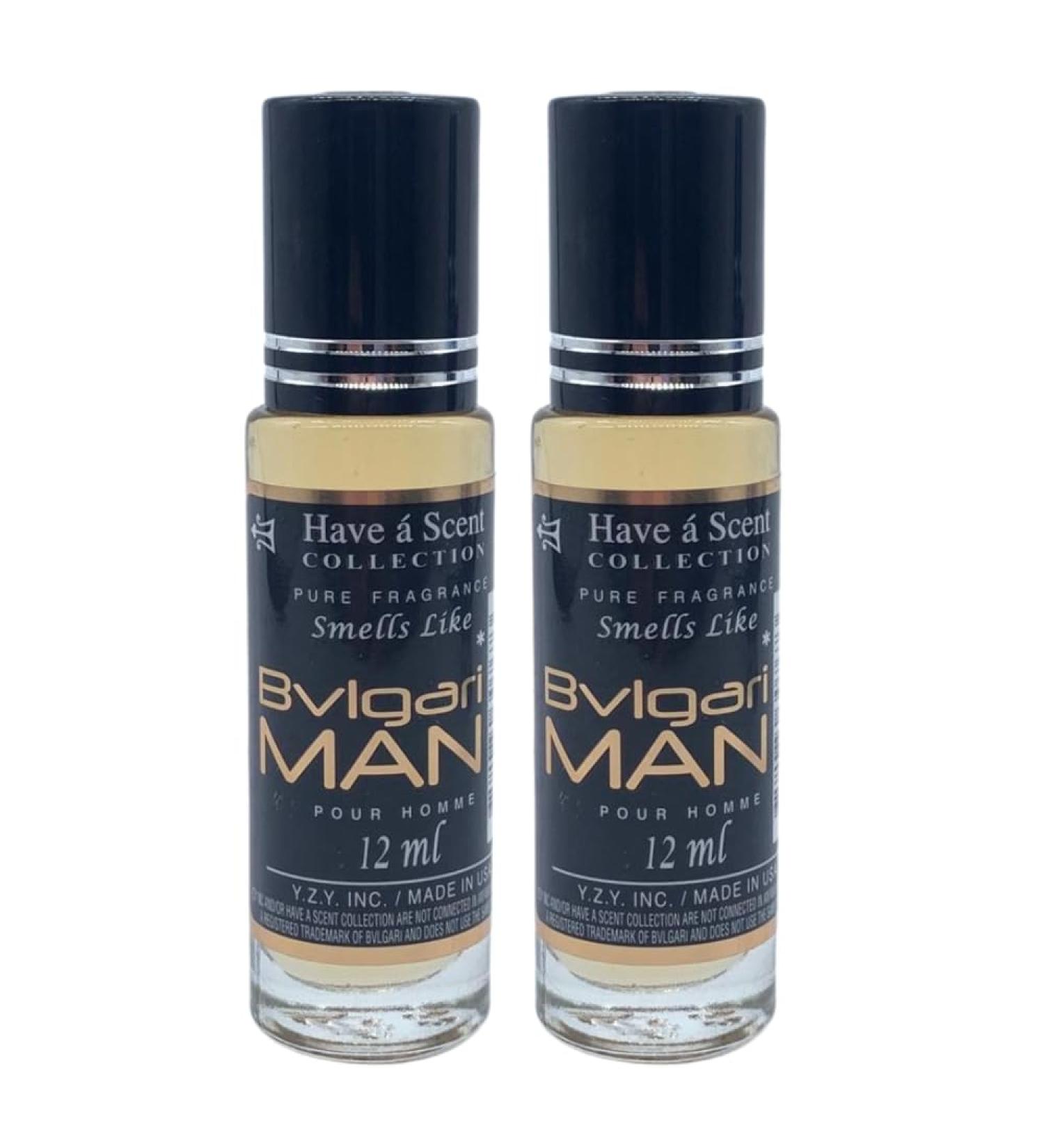 Fragrance Perfume smell like Bv Man Parfum Roll On Oil 12ml (Pack of 2)