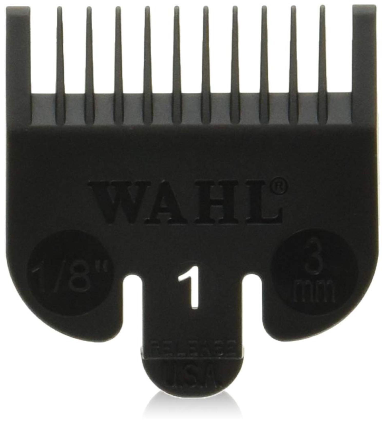 Wahl Professional 1 Guide Comb Attachment 18 (3.0mm) - 3114-001 | Perfect for Stylists and Barbers | Black 0.12 Inch - Buy Online on GoSupps.com