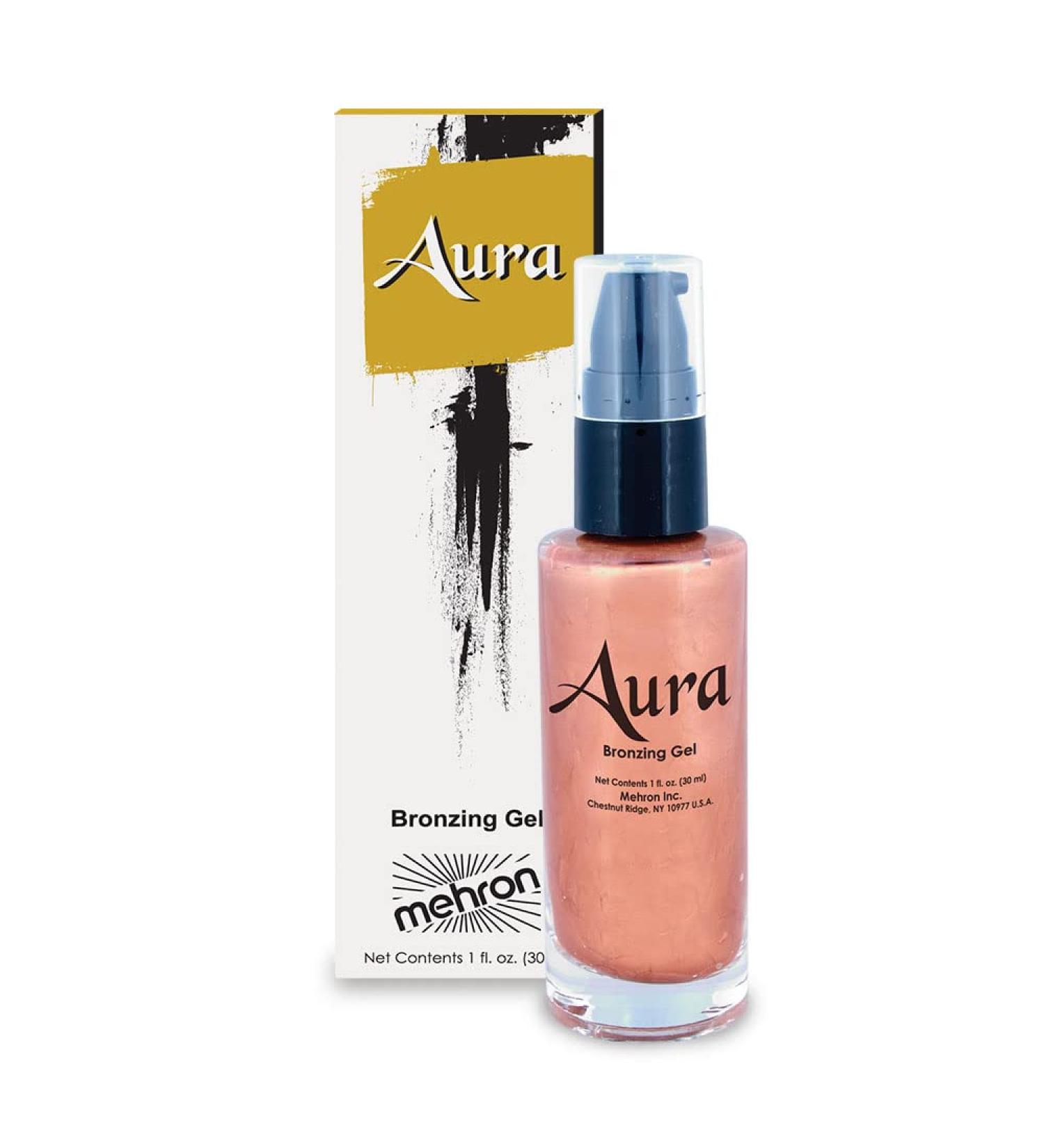 Mehron Aura Bronzing Gel - 1 Ounce | Long-Lasting Makeup for a Glowing Look - Buy Online on GoSupps.com