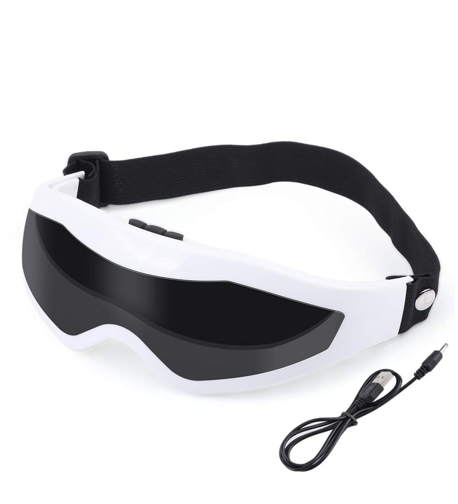 Buy 3D Eye Massager - USB Electric Eye Care Mask for Anti-Fatigue & Relaxation | Magnetic Vibration Eye Massager - Buy Online on GoSupps.com