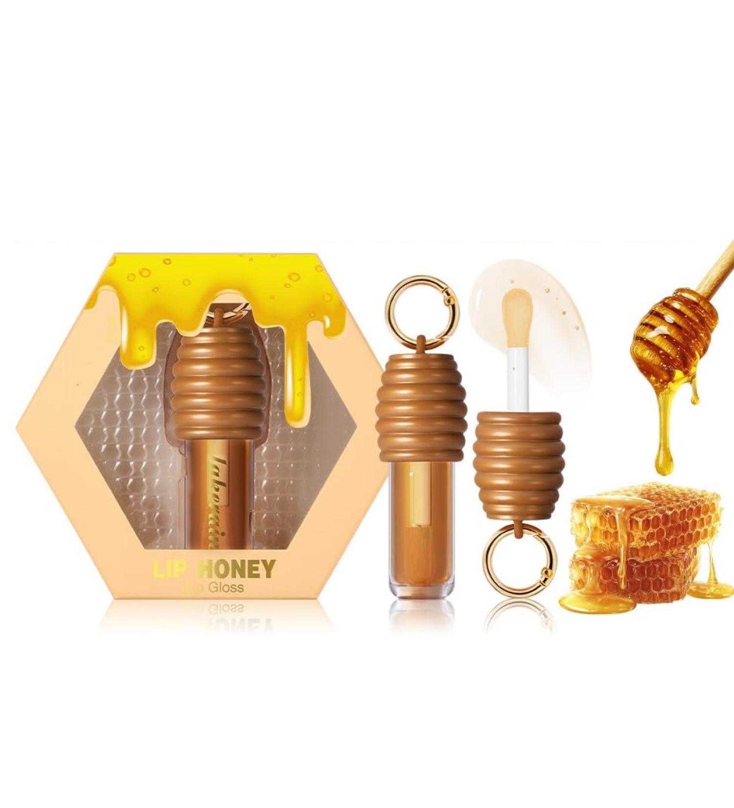  SONGVISON Honey lip oil with moisturizing formula for a glossy finish deeply moisturizes and nourishes dry lips non-sticky and comfortable long lasting - Buy Online on GoSupps.com