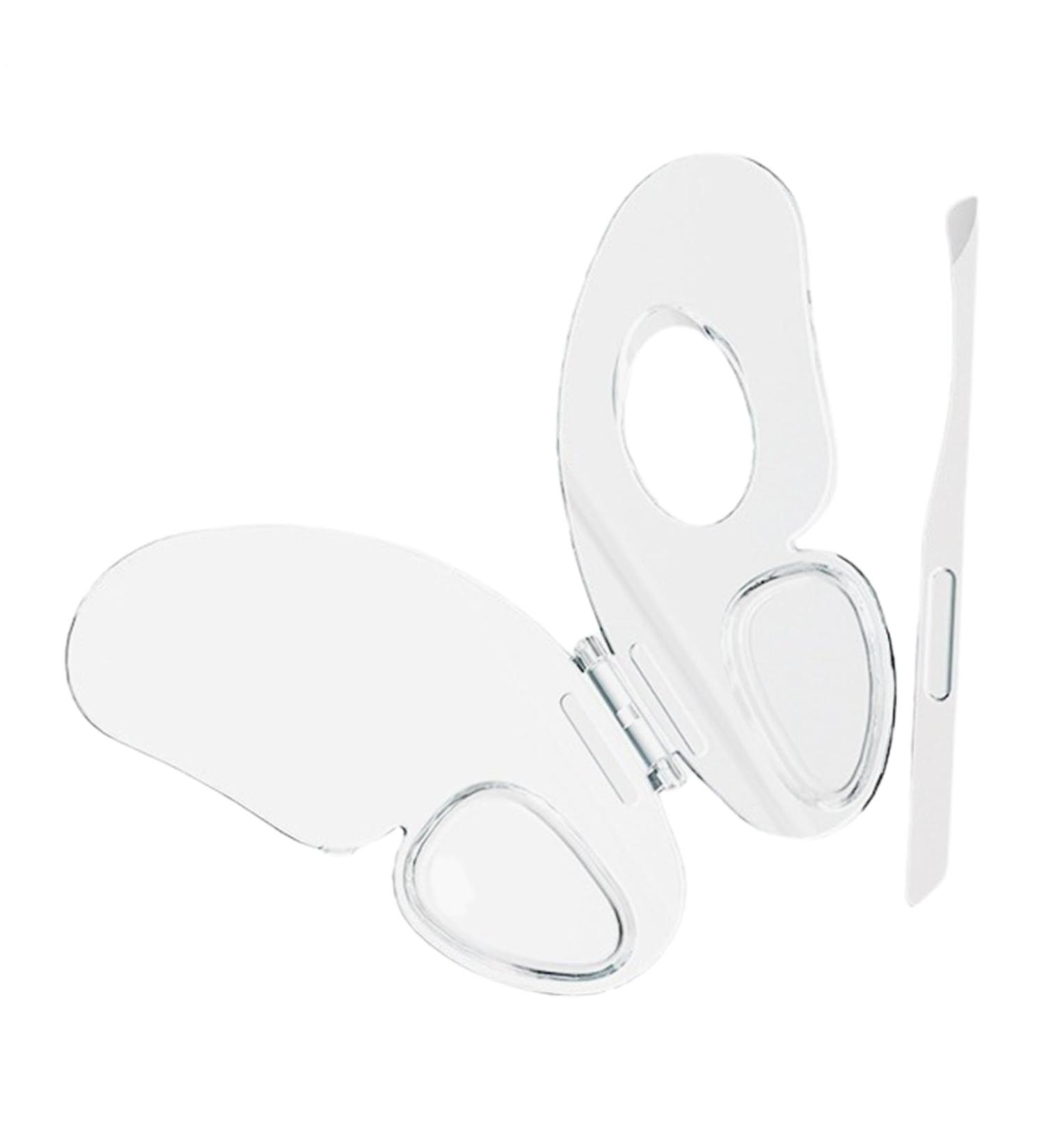 Acrylic Cosmetic Palette | Makeup Tray for Foundation Blending - Acrylic Cosmetic Makeup Palette for Mixing Pigments Foundation - Buy Online on GoSupps.com