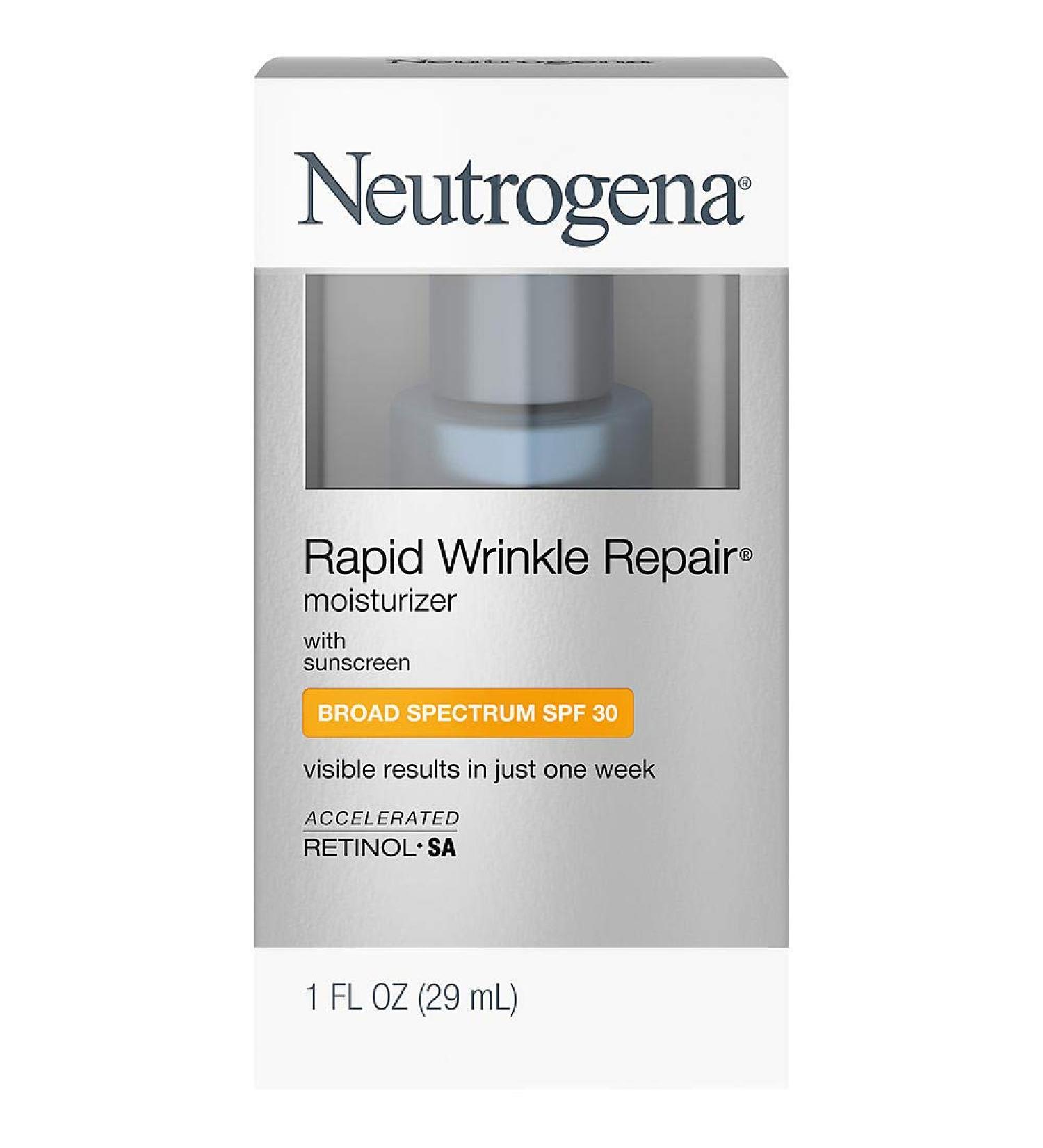 Neutrogena Rapid Wrinkle Repair Moisturizer with Sunscreen SPF 30 1 OZ - Buy Online on GoSupps.com