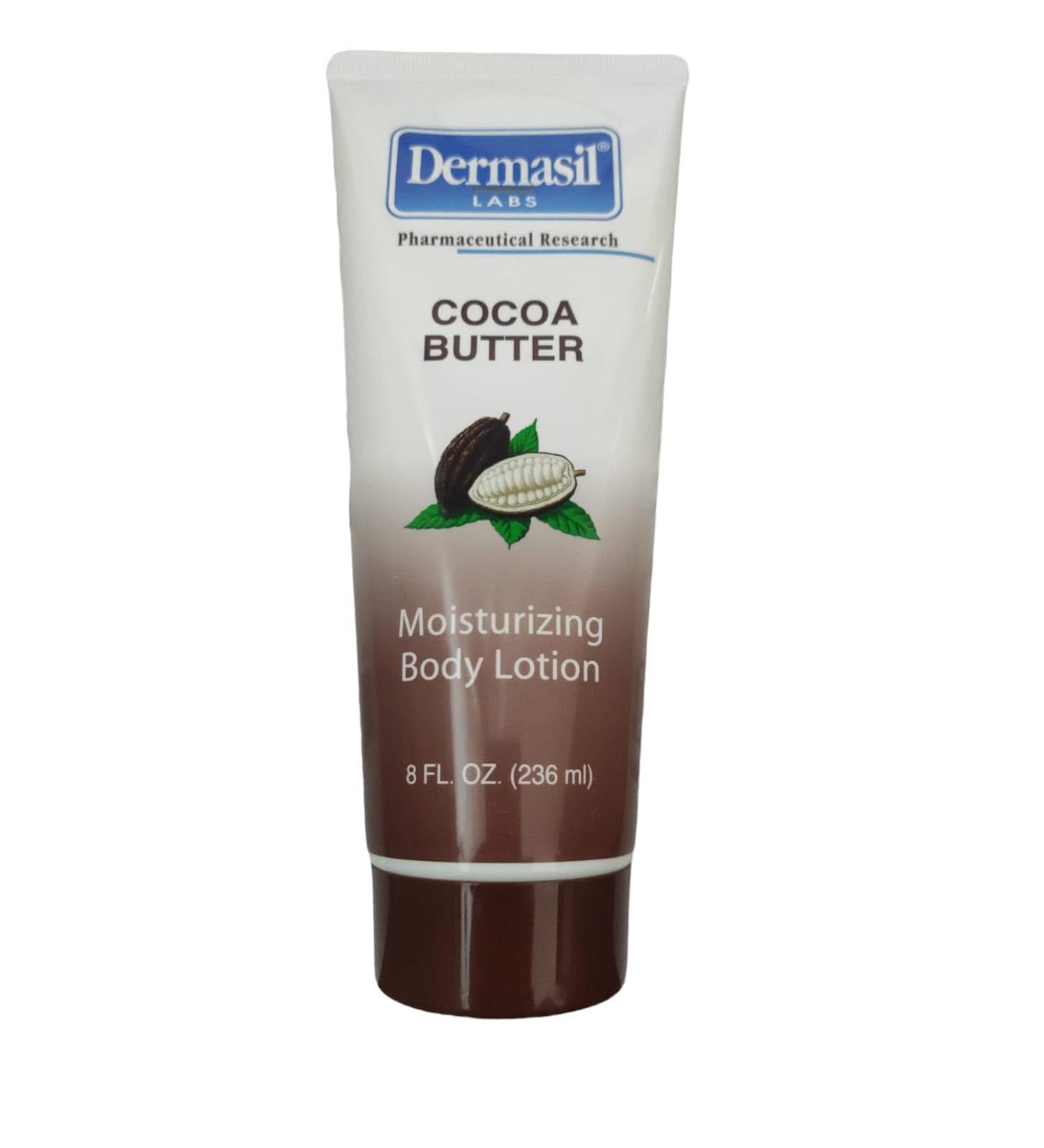 Buy Dermasil Labs Cocoa Butter Moisturizing Lotion 8 fl. oz (236 ml) | Hydrating Skin Care | International Shipping Available - Buy Online on GoSupps.com