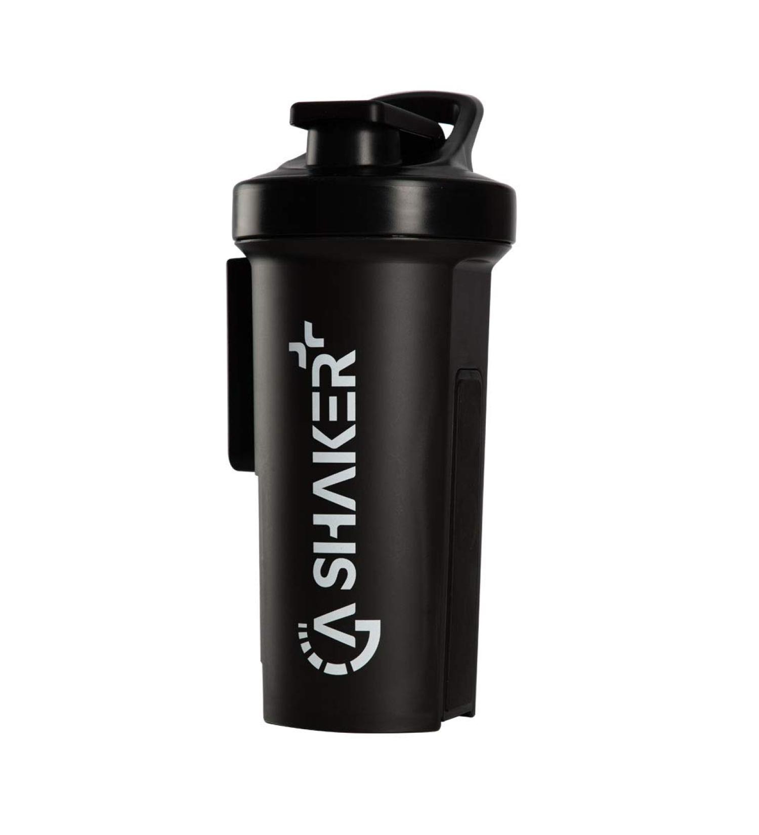 GA Shaker+ 2.0 - 7in1 Original Drinking Bottle & Protein Shaker | 1L Water Bottle (Black) - Shop Now for International Shipping - Buy Online on GoSupps.com