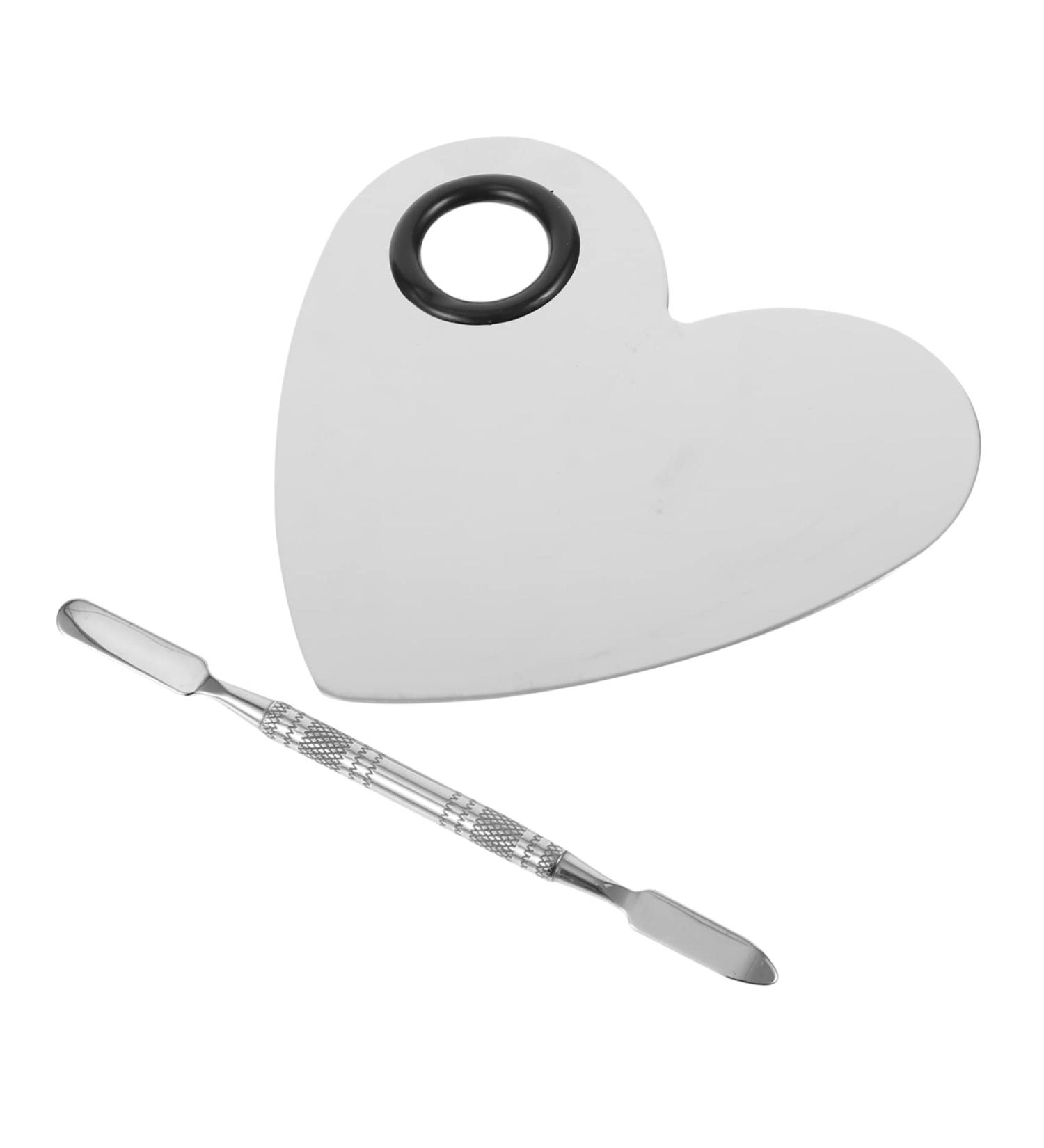 FRCOLOR 2 Sets Palette Makeup Kit | Manicure Tools & Stainless Steel Spatula | Artist Pigment Mixing Tray & Nail Art Supplies - Buy Online on GoSupps.com