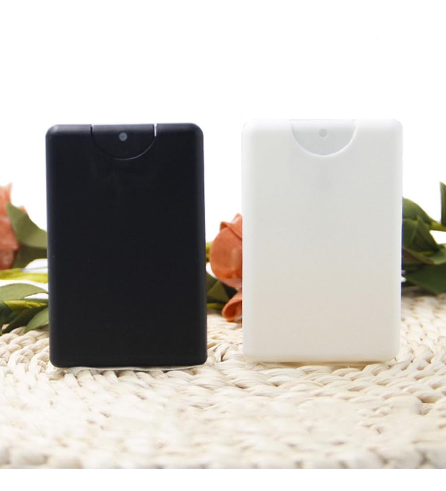 XIYUAN 20 ml Portable Card Small Empty Spray Bottle 2 Refillable Cosmetics Travel Spray Bottle (White Black) - Buy Online on GoSupps.com