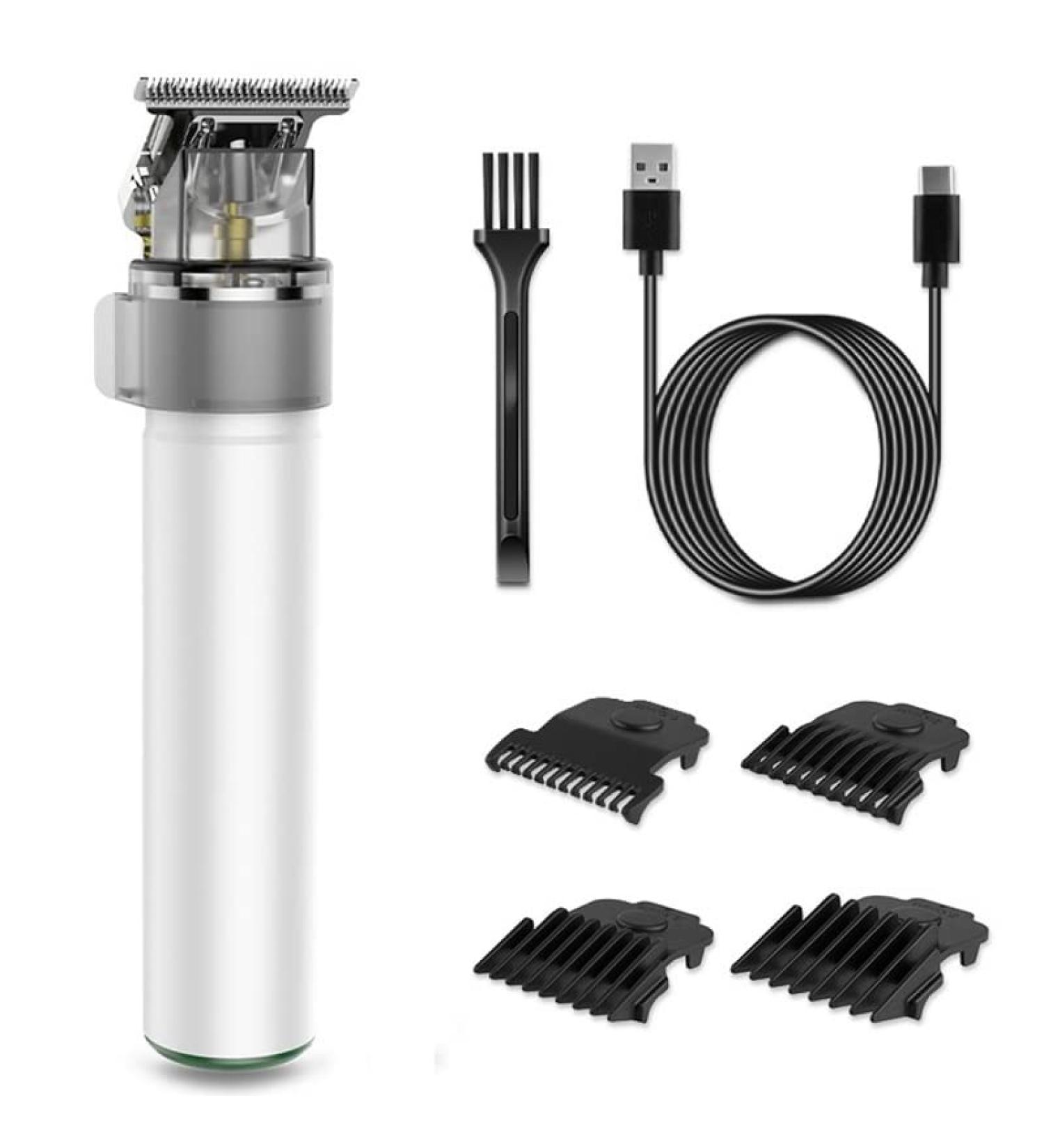 Professional Hair Clippers for Men - Corded & Cordless Zero Gapped Hair Trimmer - Rechargeable Electric Beard Cutter (White - Buy Online on GoSupps.com