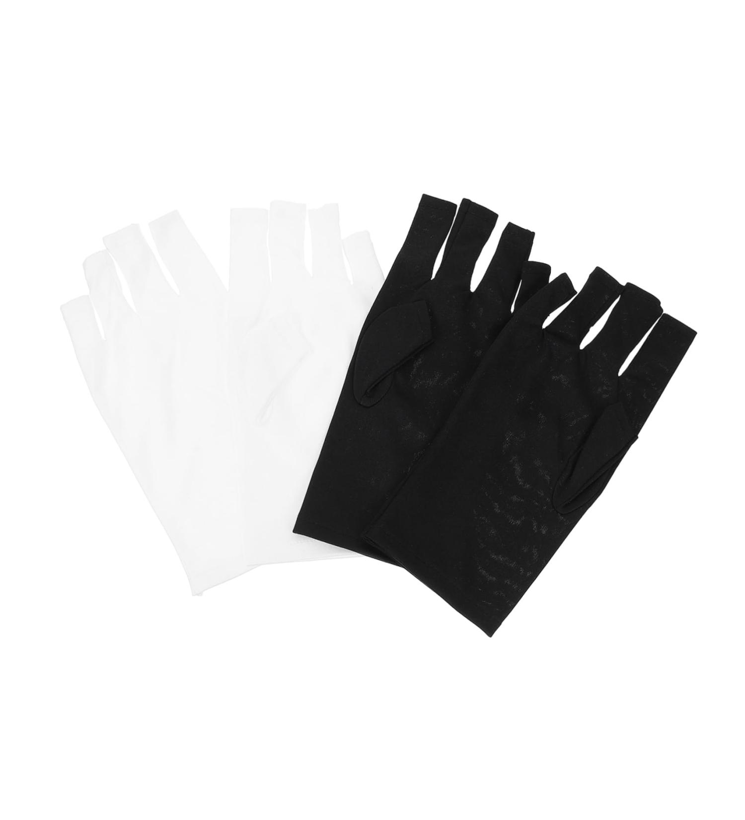 Beaupretty 2 Pairs gloves art hand protection nail UV shield gloves Sunblock Protection Shield Gloves polish accessories Nail Lamp Dryer Gloves women's polyester Poland mittens - Buy Online on GoSupps.com