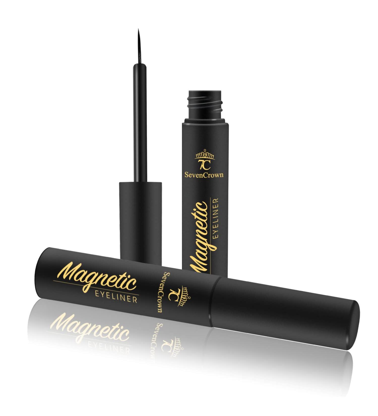 SEVENCROWN Magnetic Eyeliner Pen - Waterproof & Sweatproof - Compatible with Magnetic Eyelashes - 4 Count - Buy Online on GoSupps.com