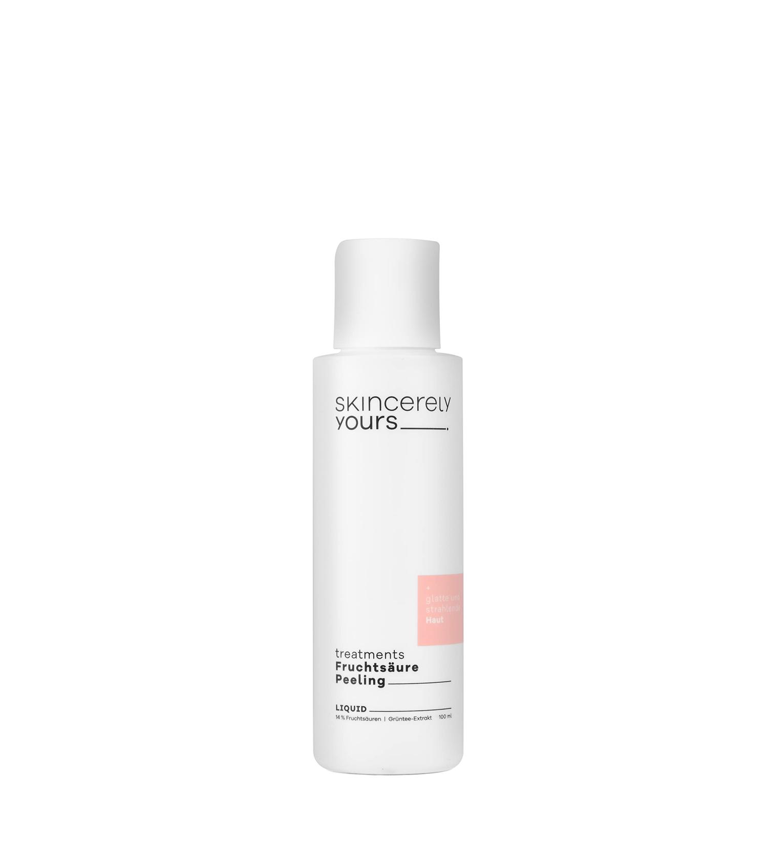 Buy Skincerely Yours Fruit Acid Peeling 100ml - 14% Fruit Acids & Green Tea Extract | Vegan Cruelty-Free | Acne & Pigment Spot Treatment - Buy Online on GoSupps.com