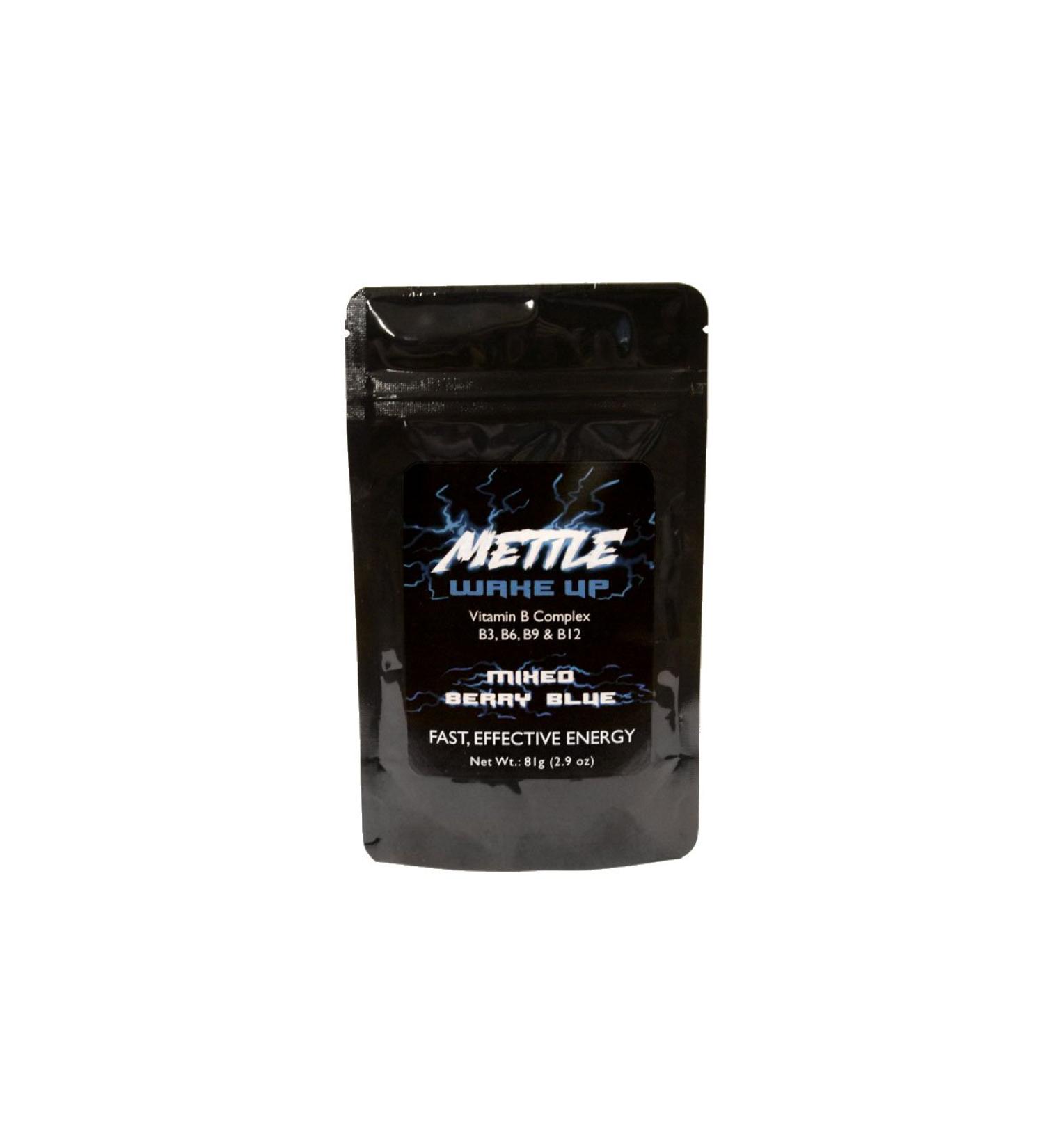 Energy Drink Powder - 50 Servings | Sugar Free | 200mg Caffeine | Mettle Energy Drink Mix - Mixed Berry Blue - Buy Online on GoSupps.com