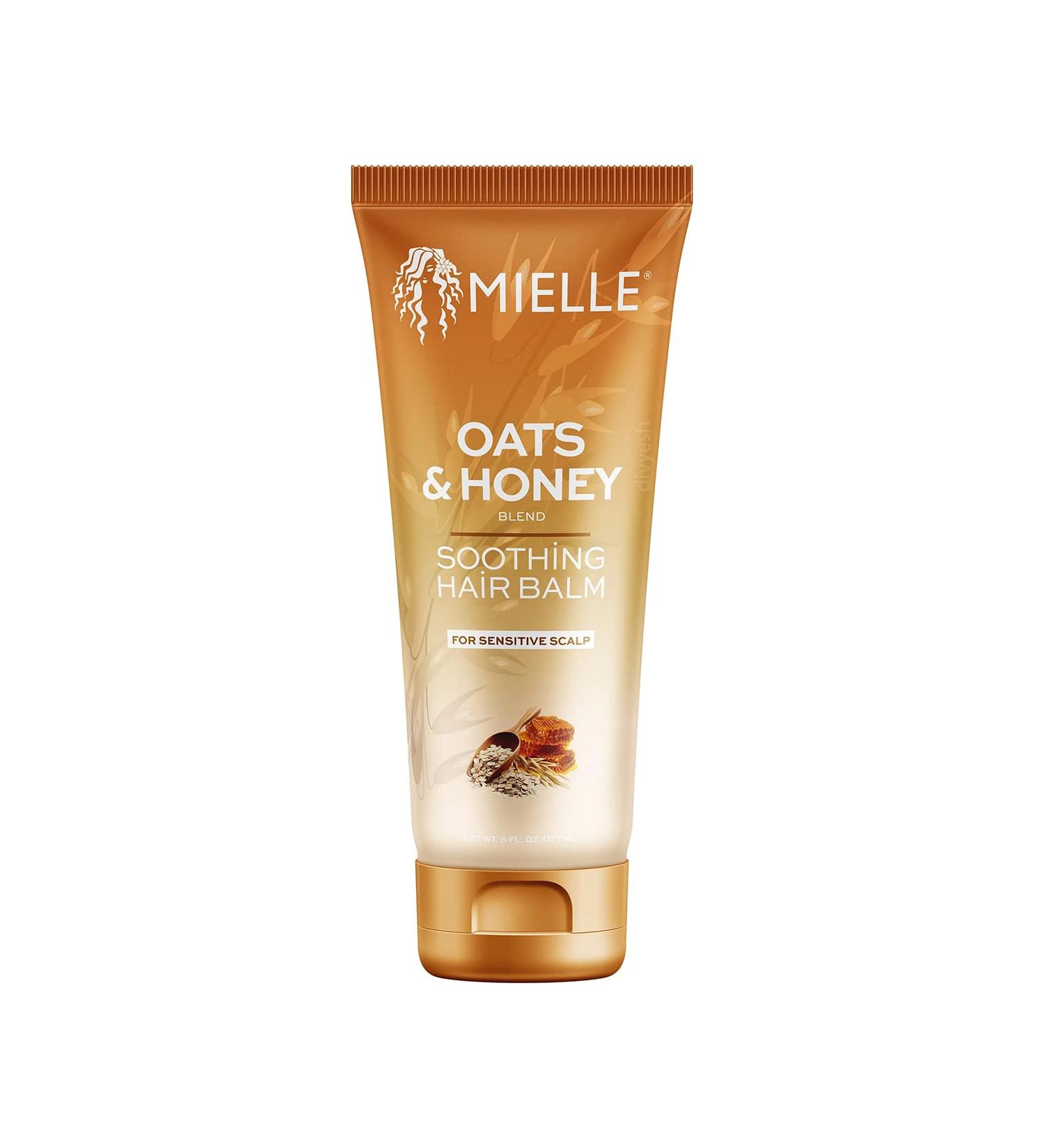 Mielle / Oats & Honey / Soothing Hair Balm - for Sensitive Scalp 6oz / (Pack of 1) - Buy Online on GoSupps.com