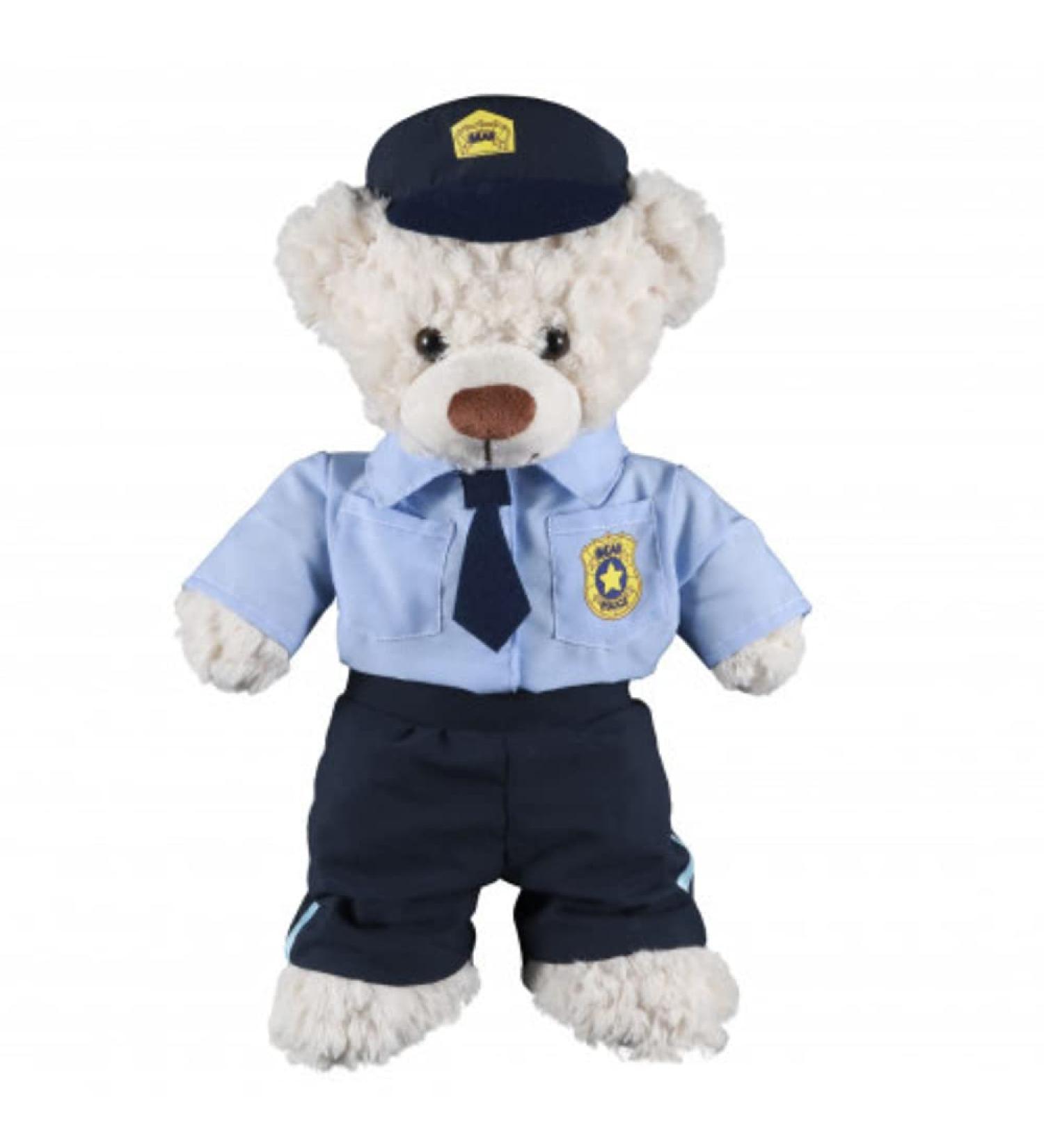 Blue Police Outfit for 16inch Teddy Bear - Teddy Bear Clothes - BEAR NOT INCLUDED - Buy Online on GoSupps.com