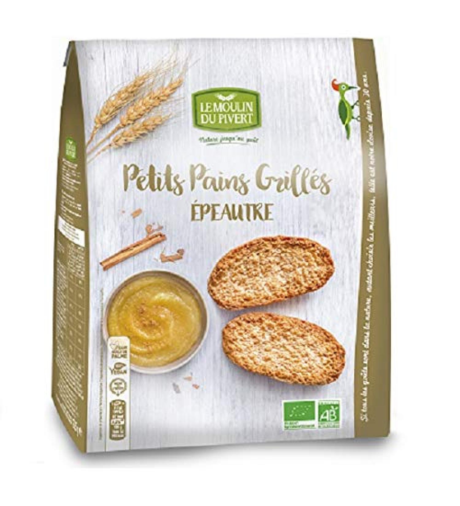 Le Moulin Du Pivert - Grilled Buns Large Spelt Organic 225 g - Sold by Unit - Buy Online on GoSupps.com