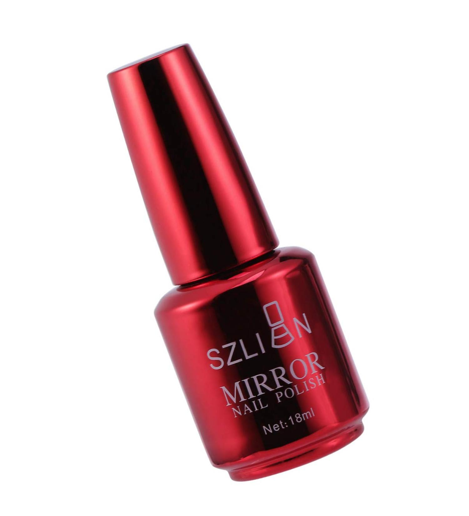 Minkissy 1pc Metallic Nail Polish Long Lasting Semi- Mirror Effect Nail Art Polish Shiny Metal Nail Polish (Wine Red) - Buy Online on GoSupps.com