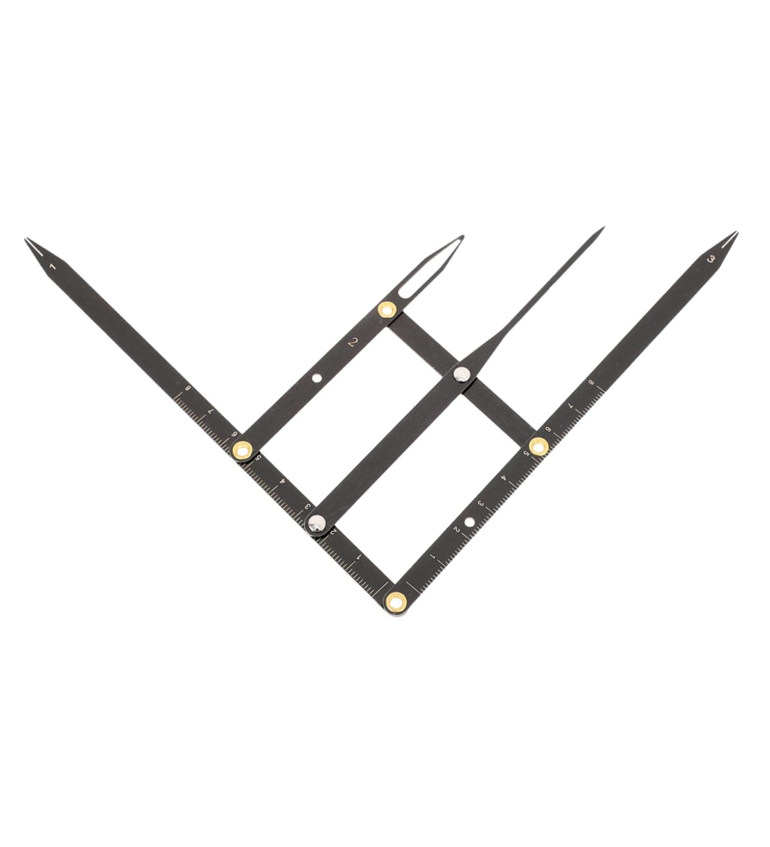 Didiseaon 5 Pcs Second Generation Scale Eyebrow Shape Microblading Ruler Eyebrow Measurement Tool Bagged Mold 25x5x0.6cmx5pcs Blackx5pcs - Buy Online on GoSupps.com