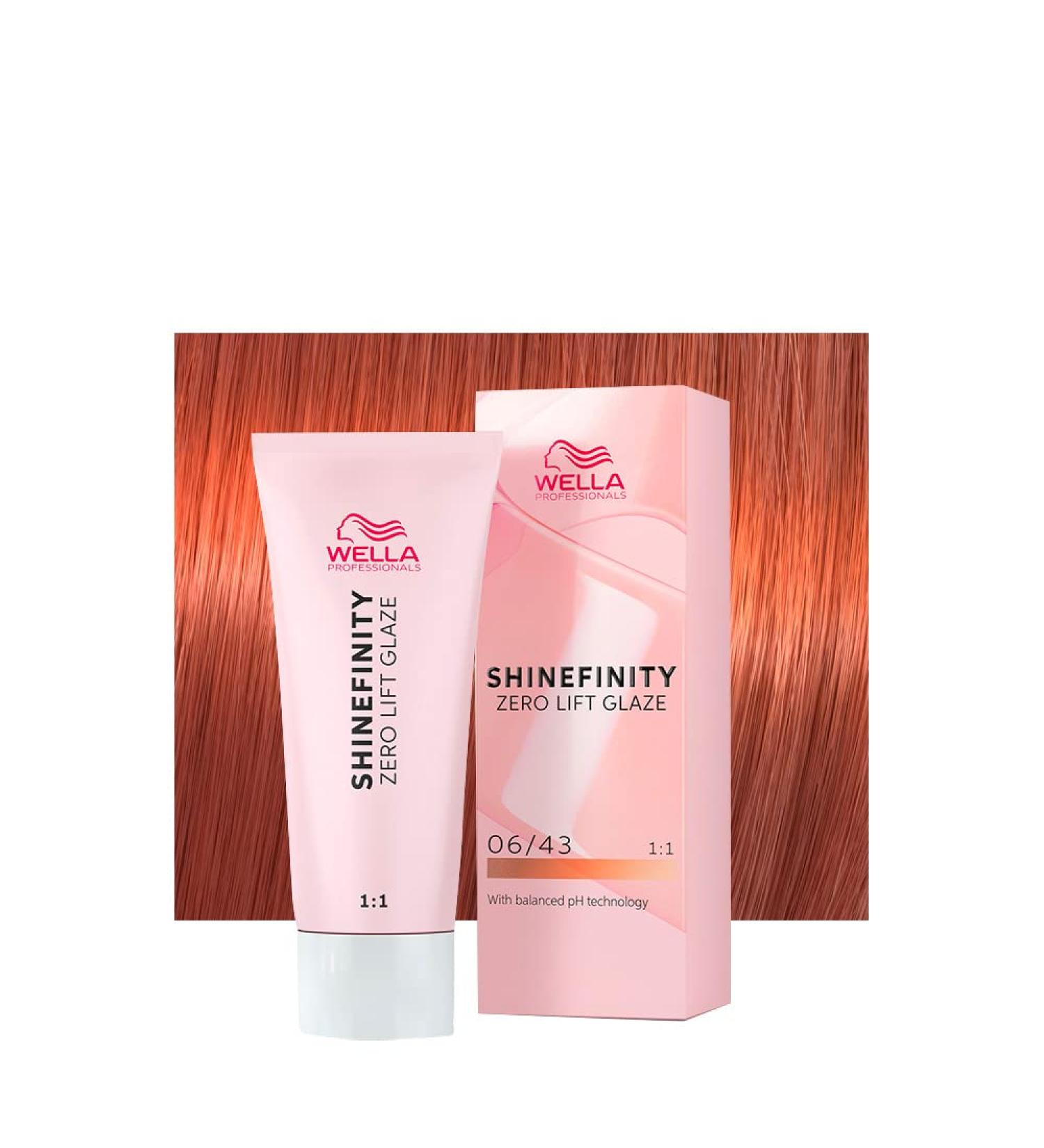 Wella Shinefinity Copper Sunset 06/43 Dark Blonde Golden Copper 60ml - demi-permanent coloring