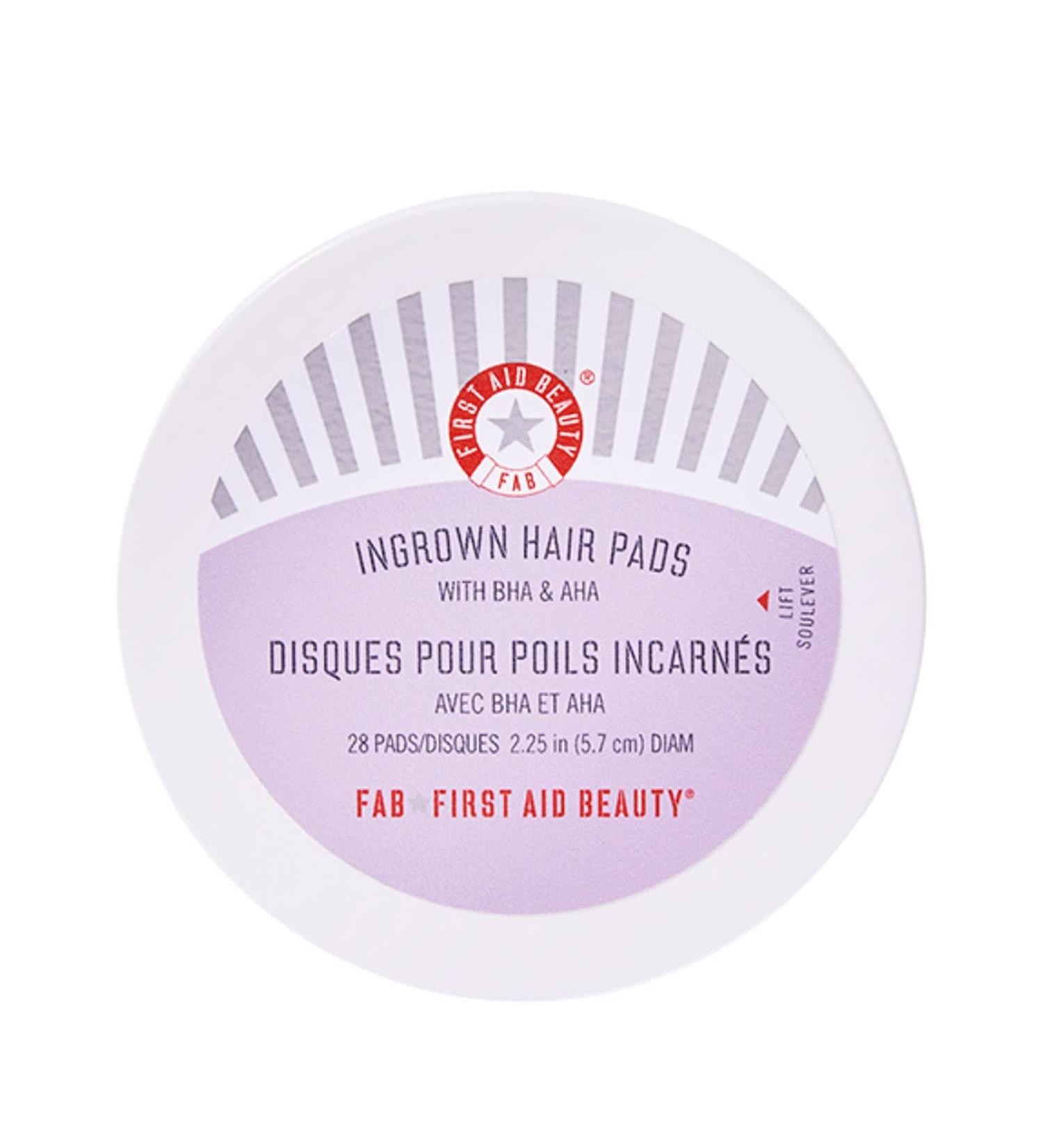 First Aid Beauty Ingrown Hair Pads with BHA & AHA - Daily Treatment for Razor Burn & Ingrown Hair Relief - Buy Online on GoSupps.com