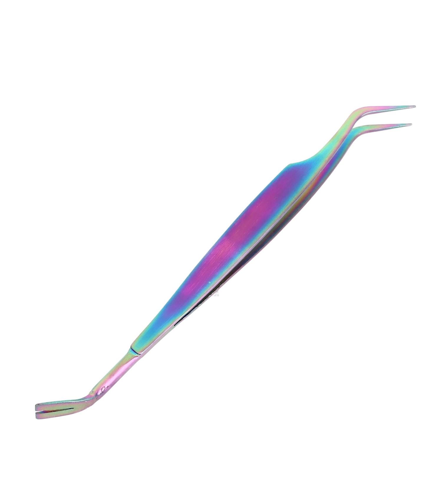 ChengyuWei Tool for Pets Stainless Steel Professional Tool for Dogs Pet Tweezers Stainless Steel Rustproof Coating Tweezers 2 in 1 Pet Tool for Dogs Cats Clean Tool for Pet - Buy Online on GoSupps.com