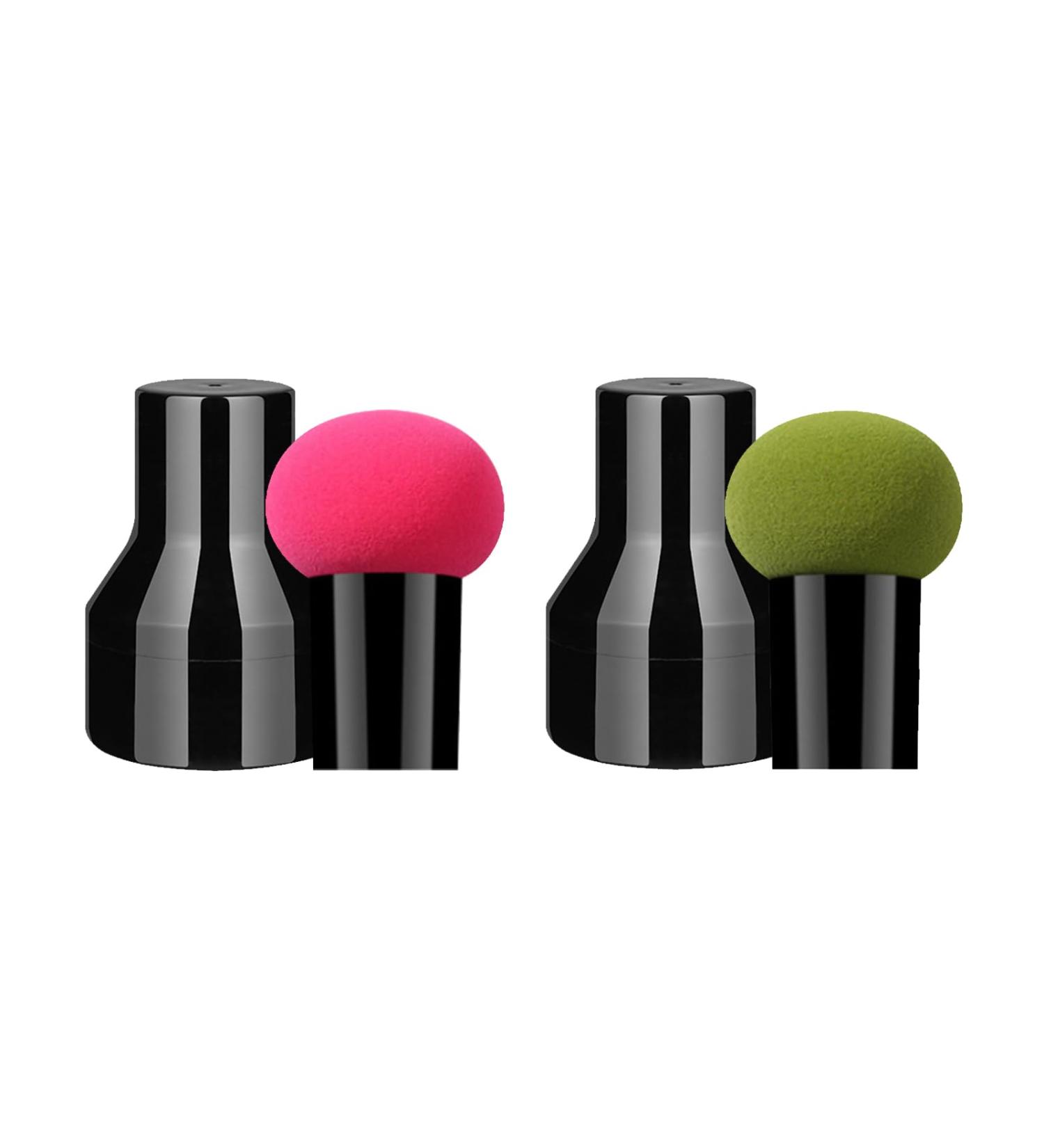 TAORANJU Makeup Sponge Beauty Blender Set | 2 Pcs Dual-Use Sponges for Liquid Foundation & Powder - Perfect for Wet & Dry Applications - Buy Online on GoSupps.com