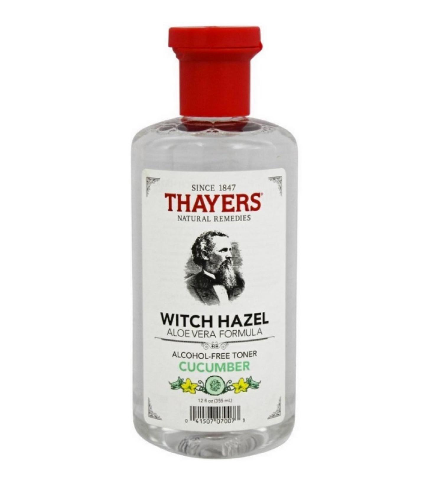 Thayers Witch Hazel Cucumbr Aloe 12 Fz