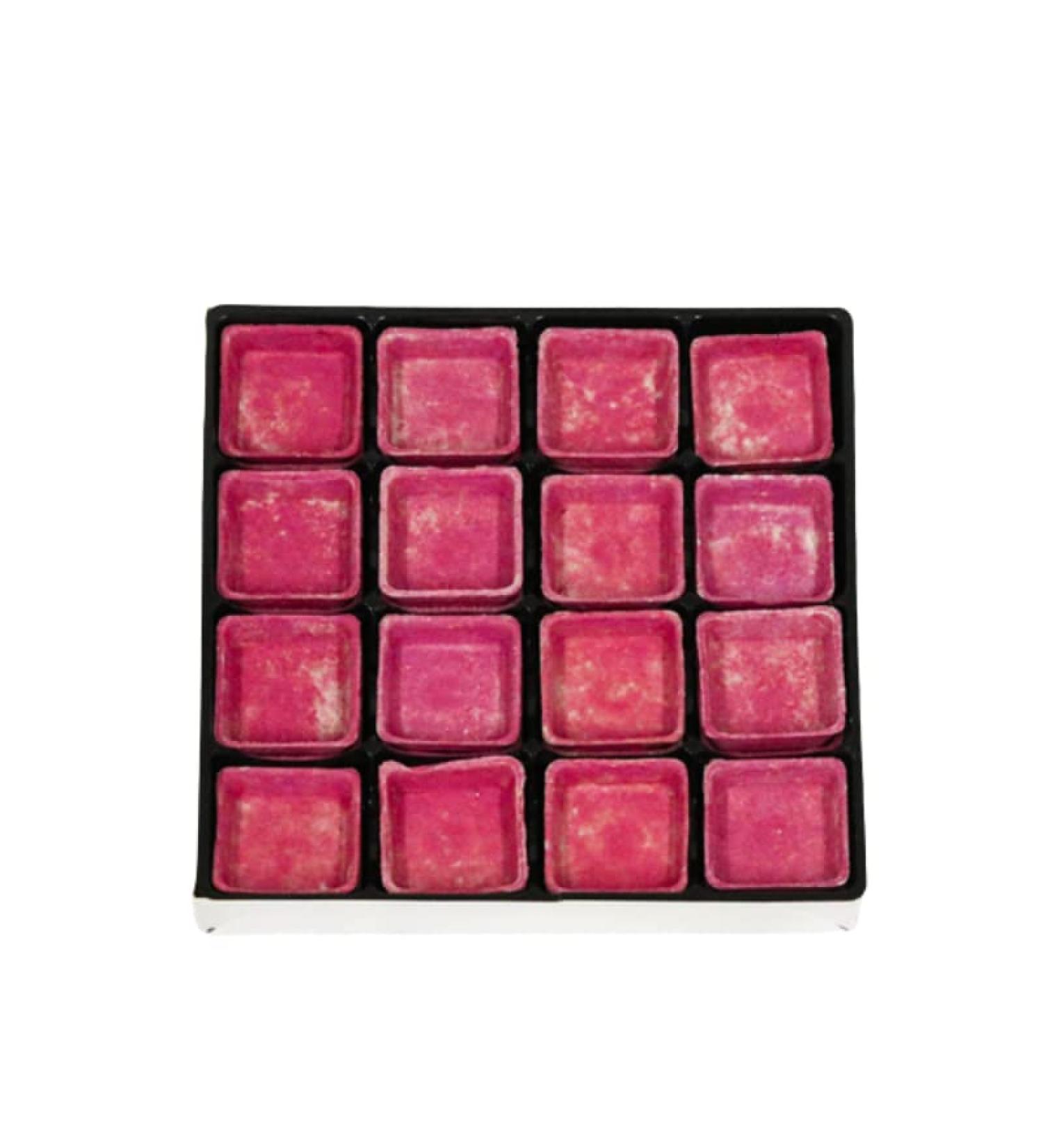 Square Fuchsia Canape Shells (40mm) x 32