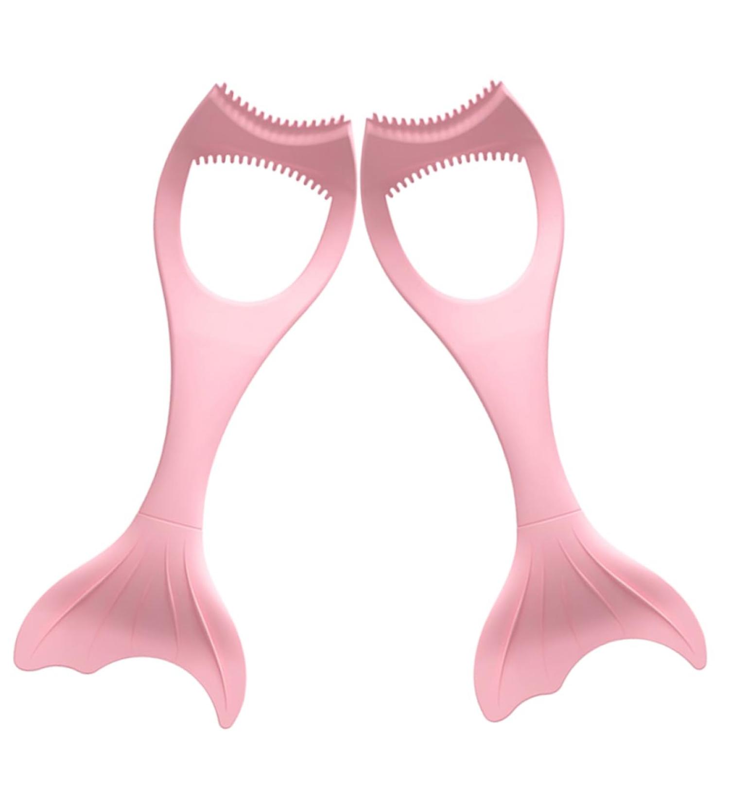 BELLIFFY 2pcs Mascara Brush Eyeliner Applicator Tool Massaging Eye Mask Eyeshadow Stencil Pink - Buy Online on GoSupps.com