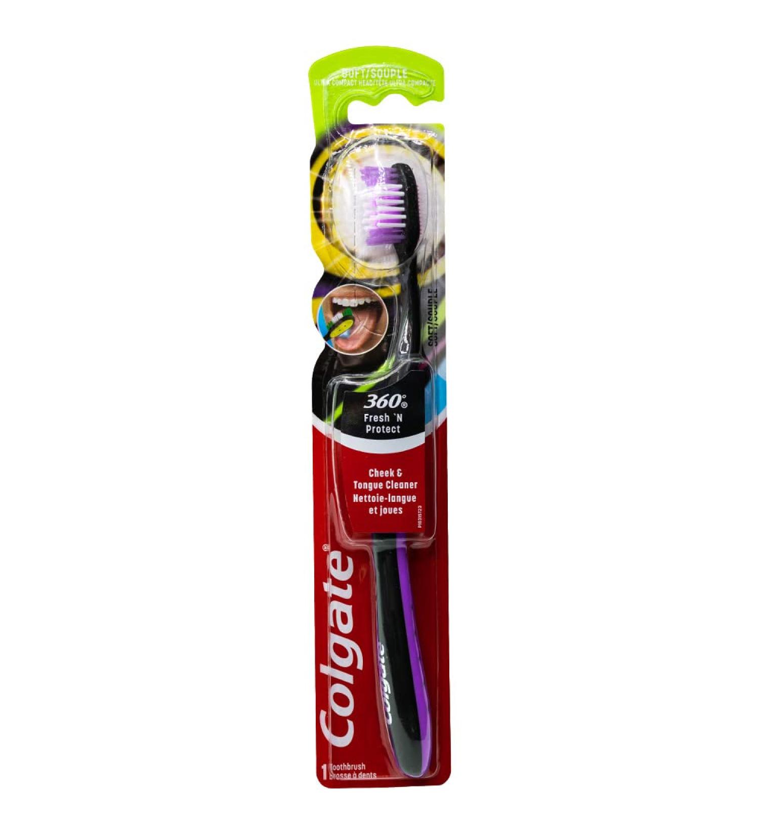 Colgate 360 Fresh N' Protect Ultra Compact Soft Toothbrush - 1 Count - Buy Online on GoSupps.com