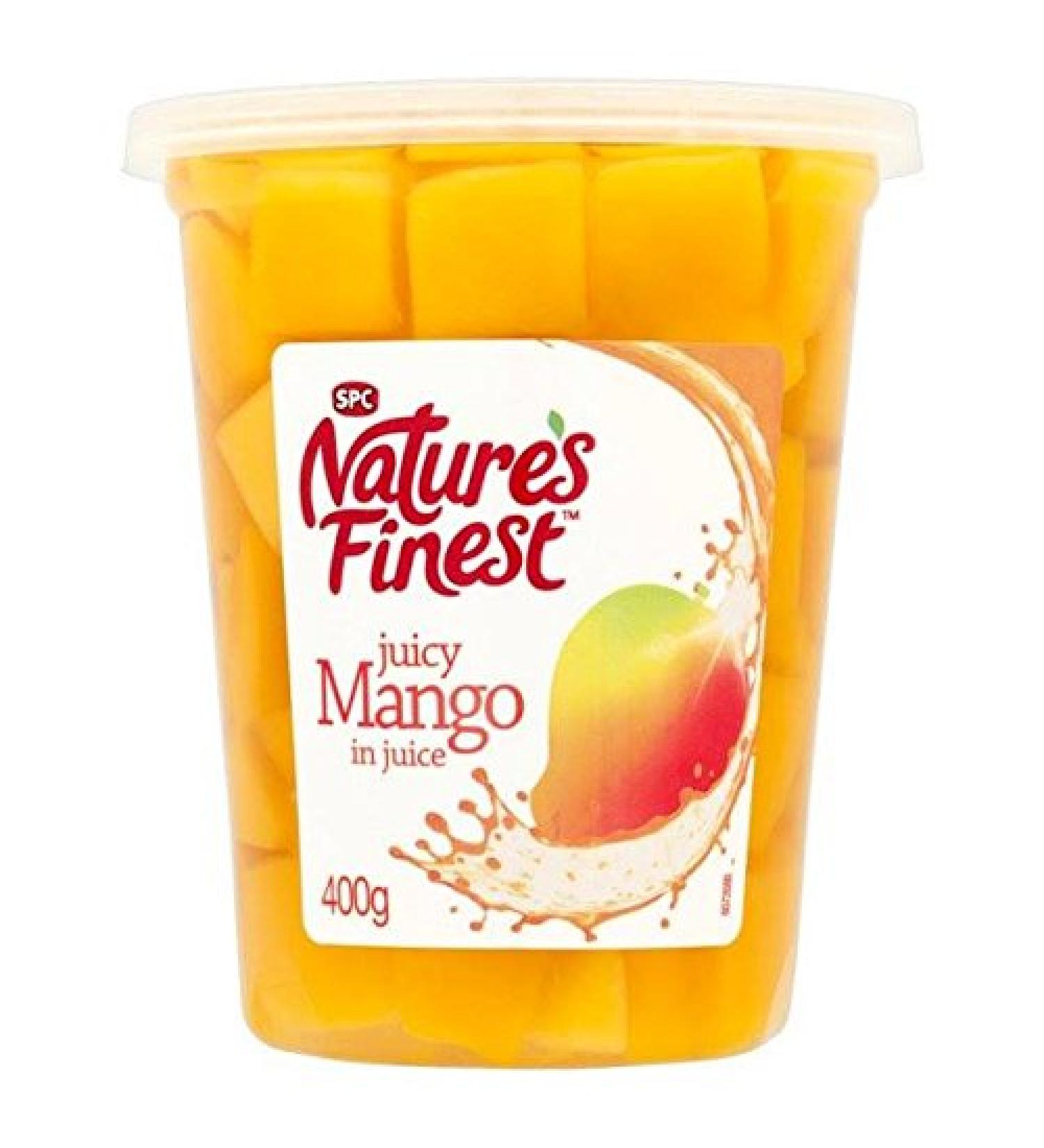 Natures Finest Nature's Finest Mango Chunks In Juice 400 g