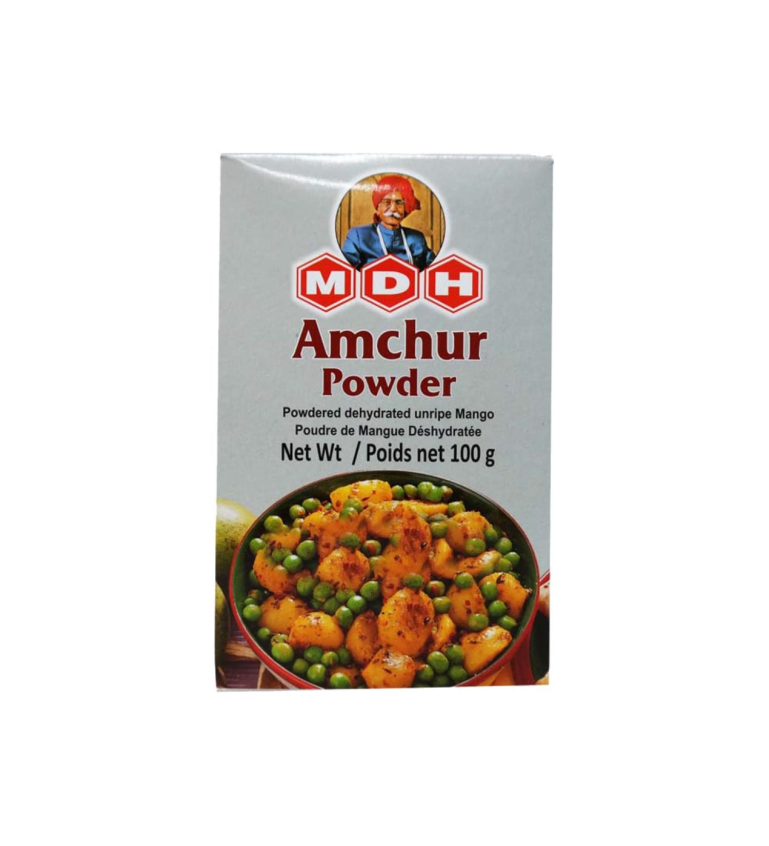 MDH Amchur Powder | 100G | Dry Mango Powder | Cooking Essential | Kitchen Essential | Vegan | Indian Origin Amchoor Masala Pack 1 - Buy Online on GoSupps.com