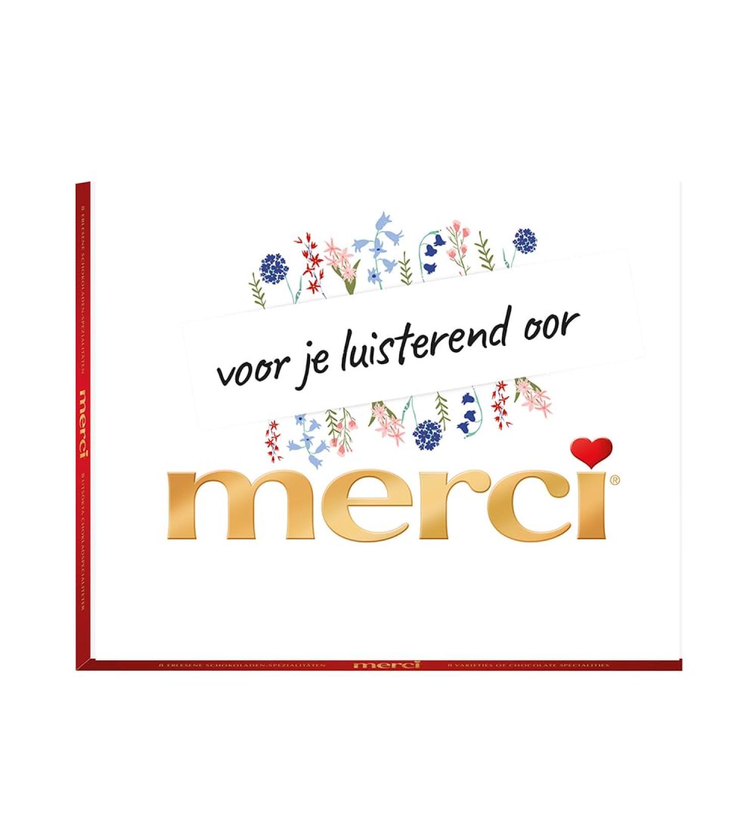 Vandeca Thank you Finest Selection Assorted Chocolate Candies "Thank you for your kind words" - 8 chocolate flavors - chocolate gift to thank someone - 250g