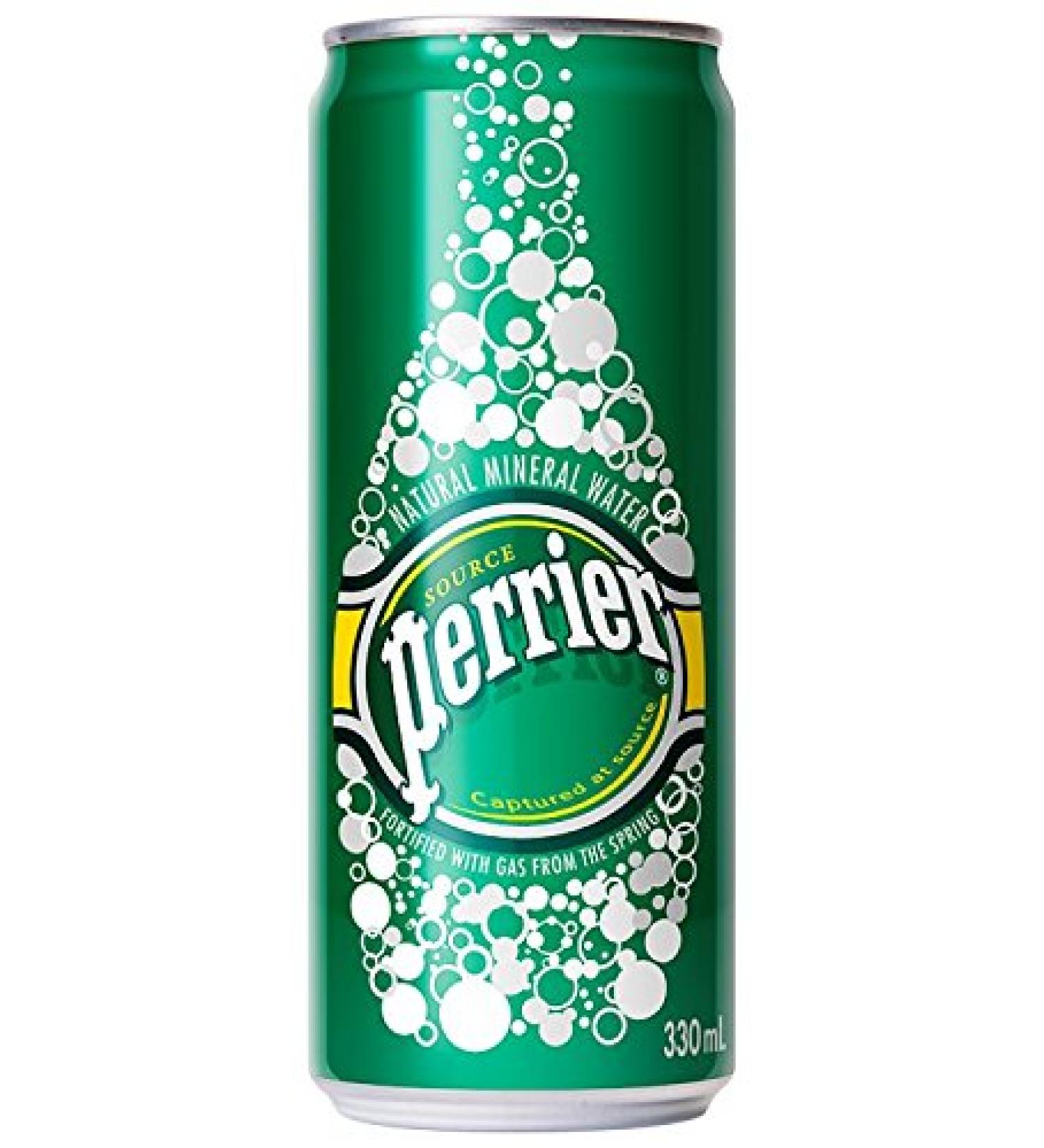 Perrier Andy Warhol Sparkling Mineral Water Can (24 x 33 cl)