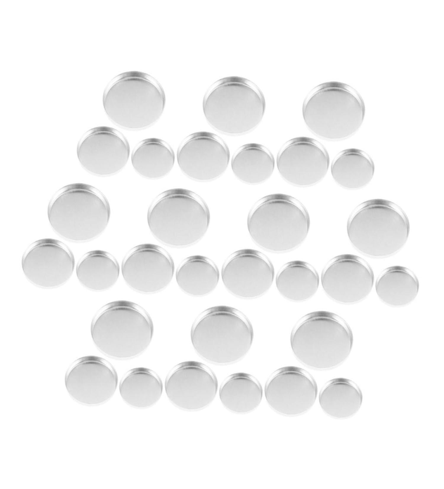  CALLARON 30 Pieces Eyeshadow Pans Empty Makeup Boxes Round Suitable for Eyeshadow Blush Lip Balm Portable Convenient DIY - Buy Online on GoSupps.com