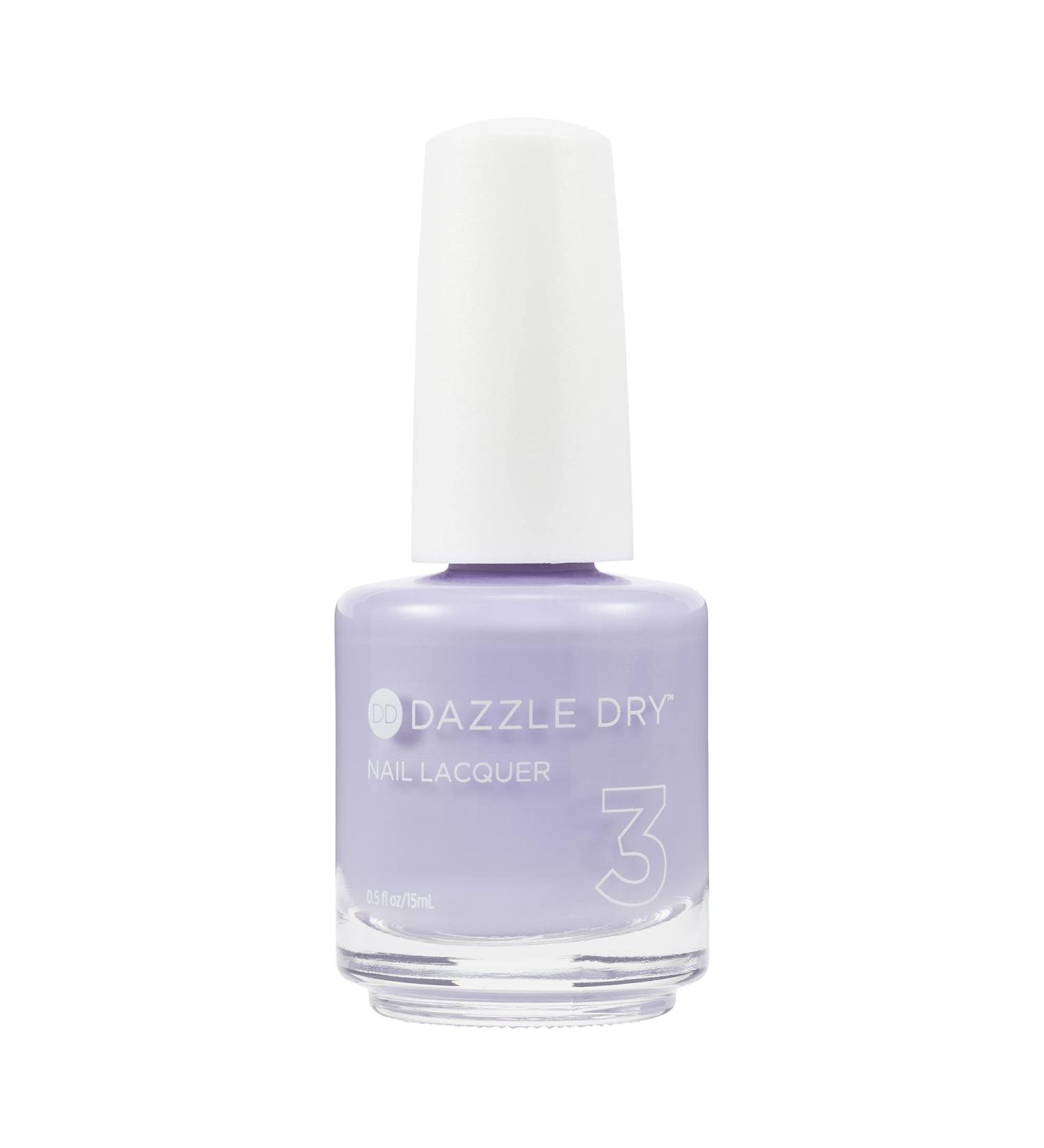Dazzle Dry Nail Lacquer Step 3 - Faith | Pastel Lavender with Gray Undertones | Full Coverage Nail Polish (0.5 fl oz) - International Shipping Available - Buy Online on GoSupps.com