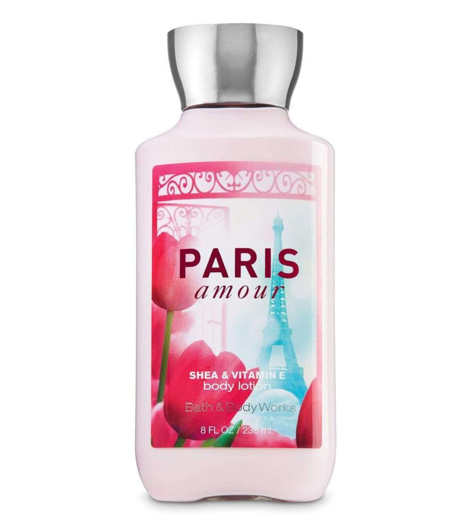 Buy Bath & Body Works Paris Amour Shea & Vitamin E Body Lotion 8oz - Pack of 2 | International Shipping Available - Buy Online on GoSupps.com
