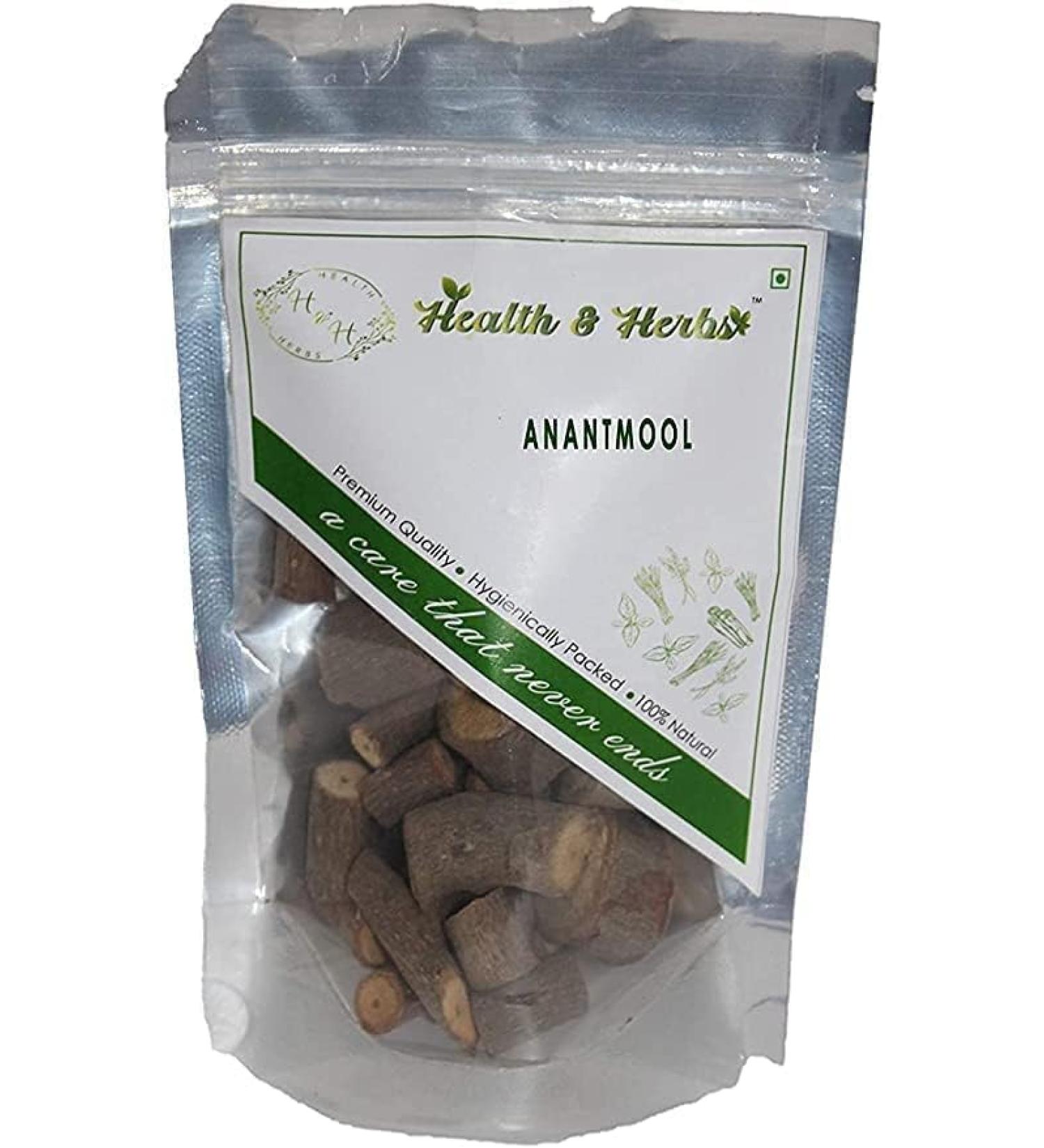 REVA Health & Herbs Anantmool Indian Sarasaparilla Hemidesmus indicus 200g