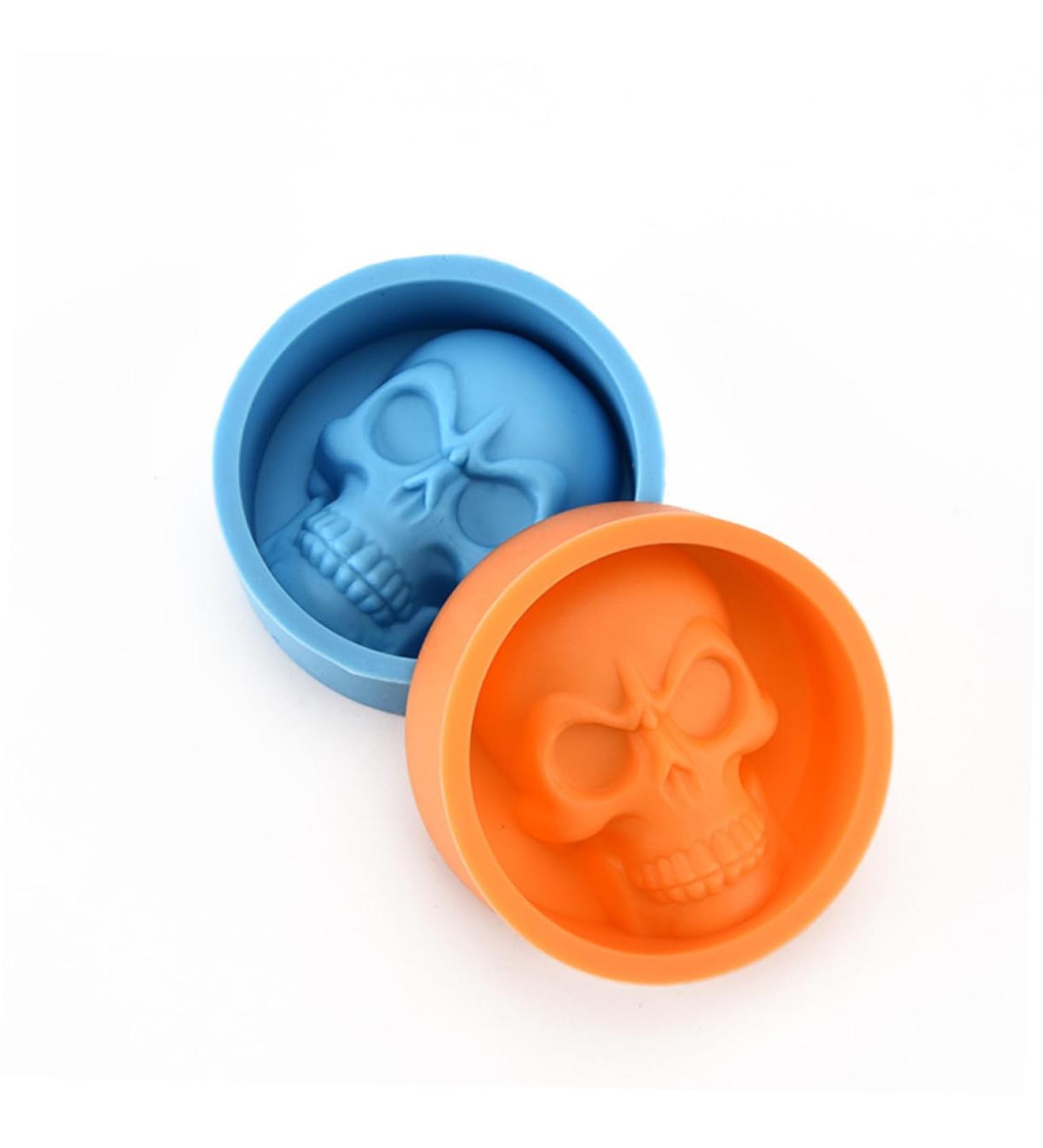 HOMSFOU Mini Muffin Silicone Baking Cup nonstick Pie Pans Silicone Muffin molds Oven Cookie pan Silicone Candy molds Halloween Cake Halloween Candy molds Home Pancake self Made Bread medium Blue - Buy Online on GoSupps.com