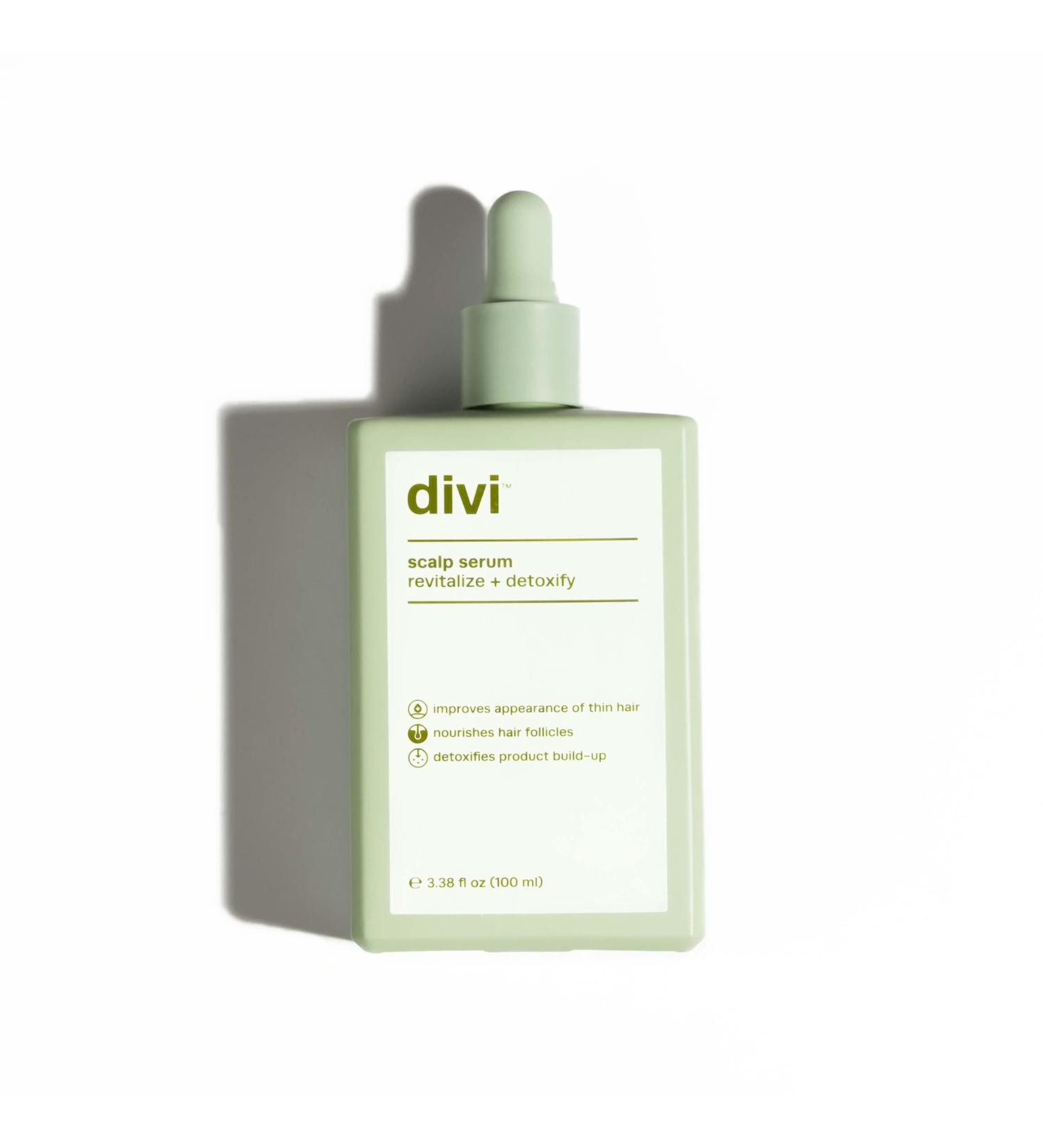 DIVI Scalp Serum 100mL - Revitalize, Detoxify, & Combat Hair-Thinning - Nourishes Follicles & Removes Build-Up - 3.38 Fl Oz - Buy Online on GoSupps.com