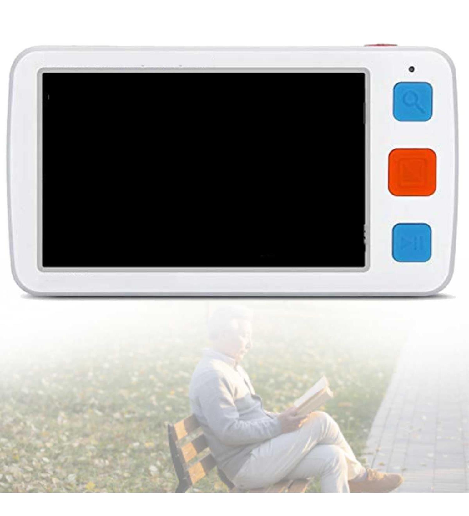 Portable Digital Magnifier Magnification Electronic Low Vision Aids Video Digital Magnifier for Easy Writing for Low Vision Person and Seniors White Chaser of Light - Buy Online on GoSupps.com