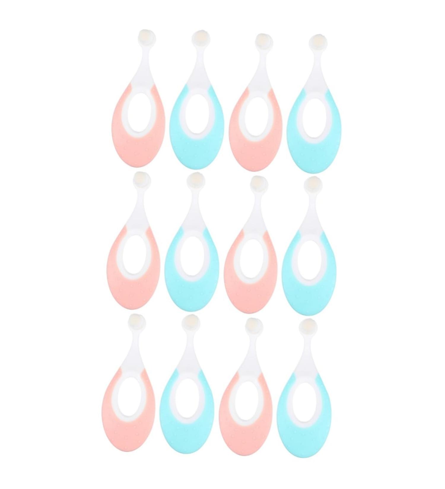 Minkissy 12-Pack Children's Toothbrushes - Baby Oral Care for 6-12 Months | Training Toothbrushes for Kids - Buy Online on GoSupps.com