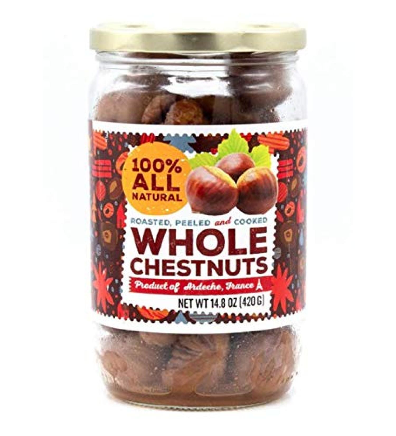 Ardeche France Chestnuts 420g (Pack of 2) - Peeled & Ready to Eat Roasted Chestnuts - Buy Online on GoSupps.com