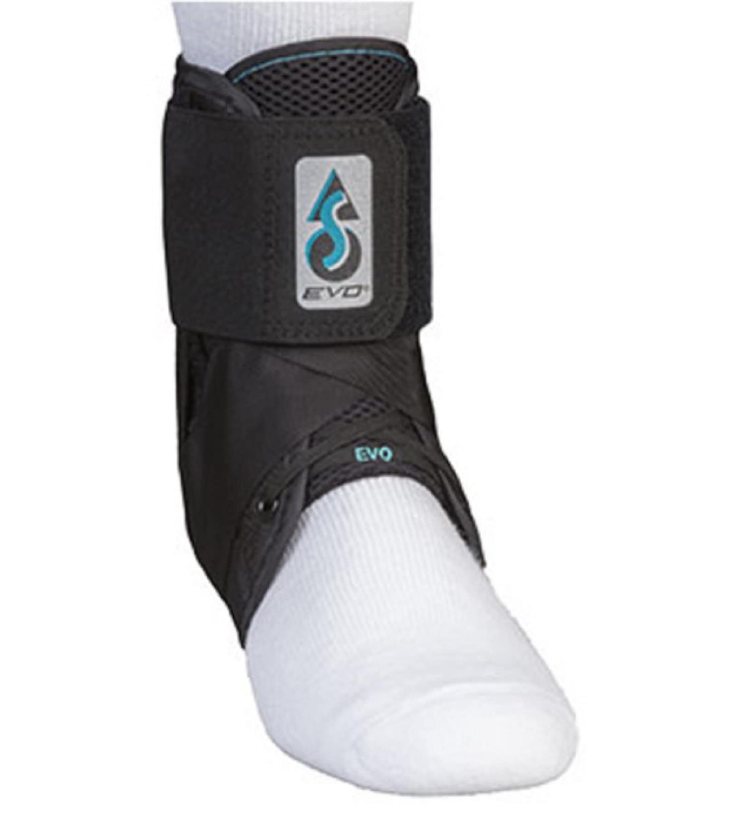 Med Spec ASO Ankle Stabilizer Orthosis EVO - X-Large (14-15) | Buy Black Ankle Support for Maximum Stability - International Shipping Available - Buy Online on GoSupps.com