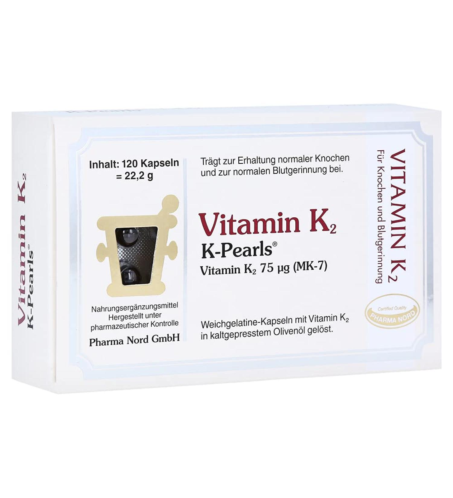 Vitamin K2 K-Pearls soft capsules