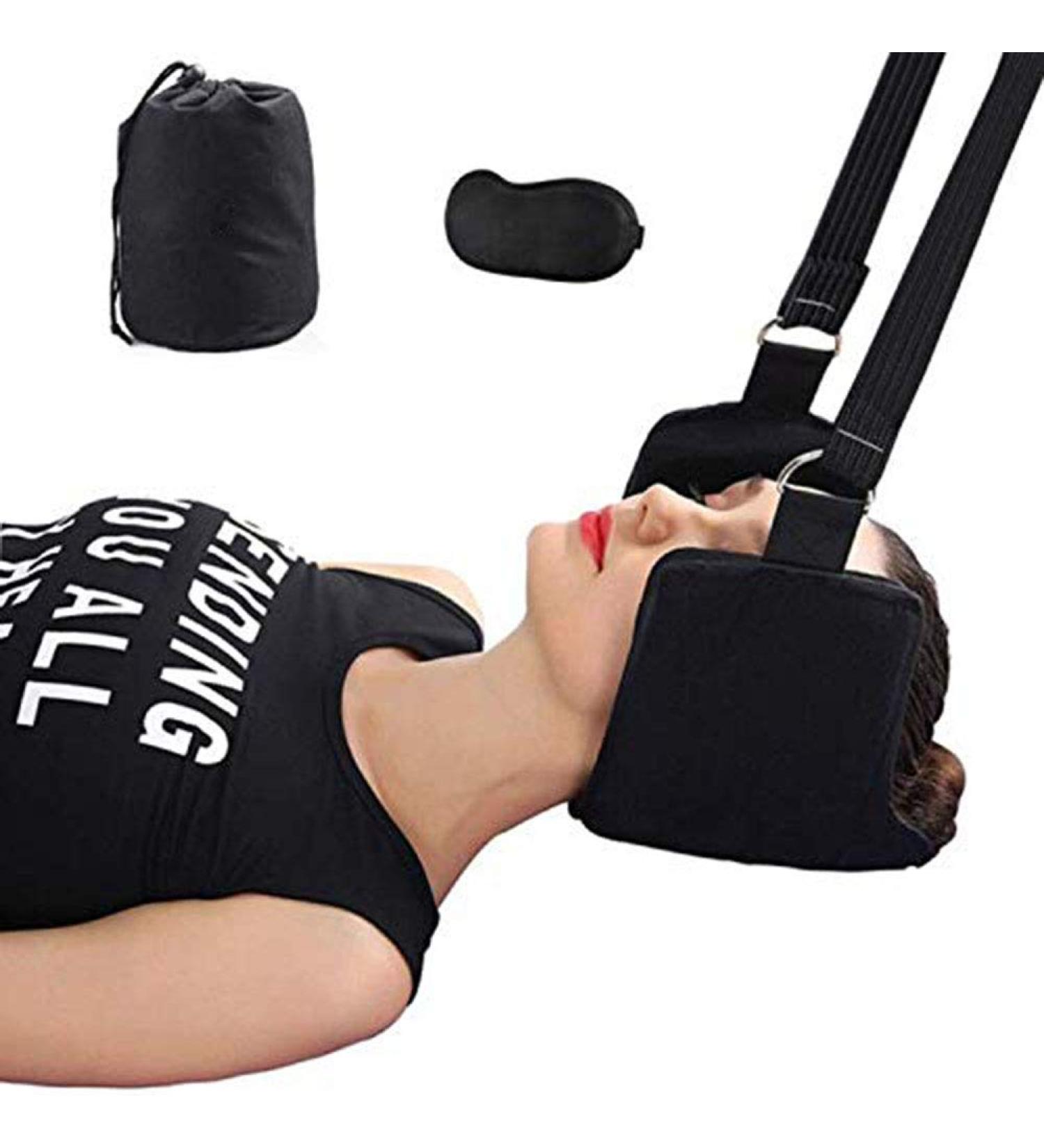 Hammock for Neck - Better Neck Massager for Neck Pain Relief Portable Cervical Tracion Device Relieve Your Fatigue Soon Cotton Material - More Thick and Solid Sold by ZIME (Adjustable) - Buy Online on GoSupps.com
