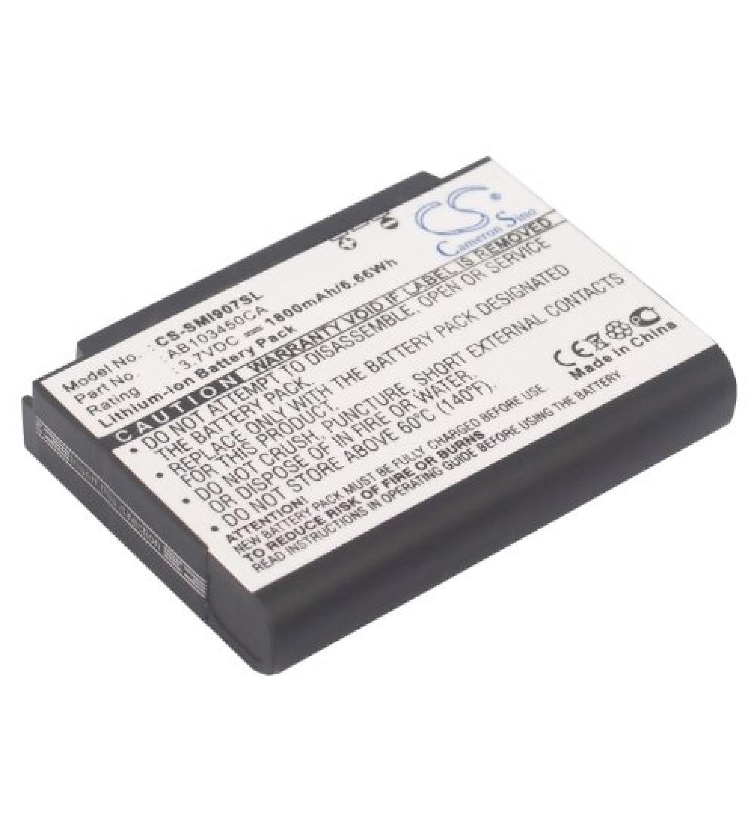 Buy 3.7V 1800mAh AB103450CA Battery Replacement for Eternity A867 Access A827 Blackjack i607 Epix SGH-i907 | International Shipping Available - Buy Online on GoSupps.com
