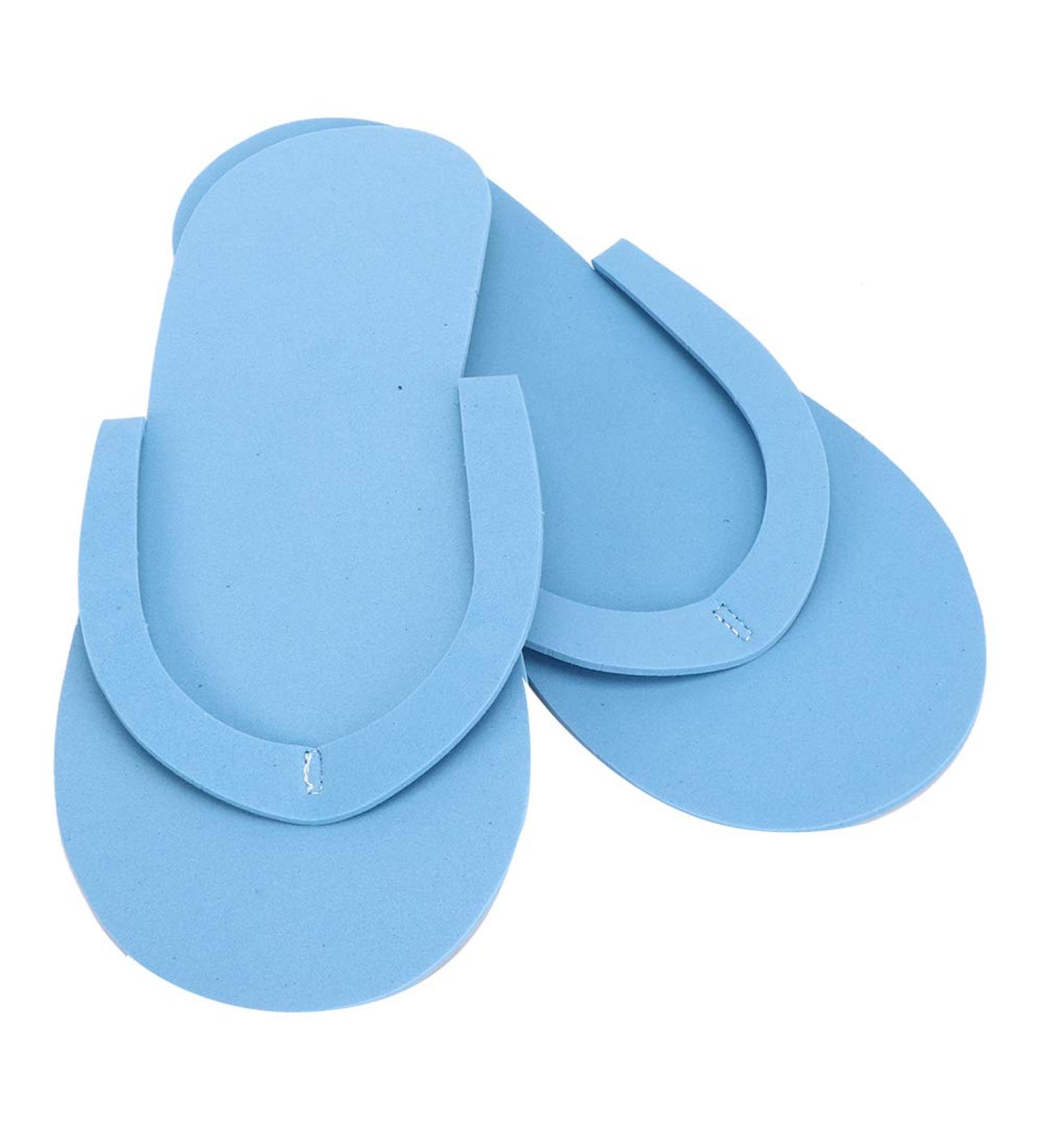 12 Pairs Portable Disposable Slippers Soft Comfortable Travelling Hotel Flip Flops 3mm Thickness Lightweight Disposable Slippers for Spa Pedicure 42 EU Blue - Buy Online on GoSupps.com