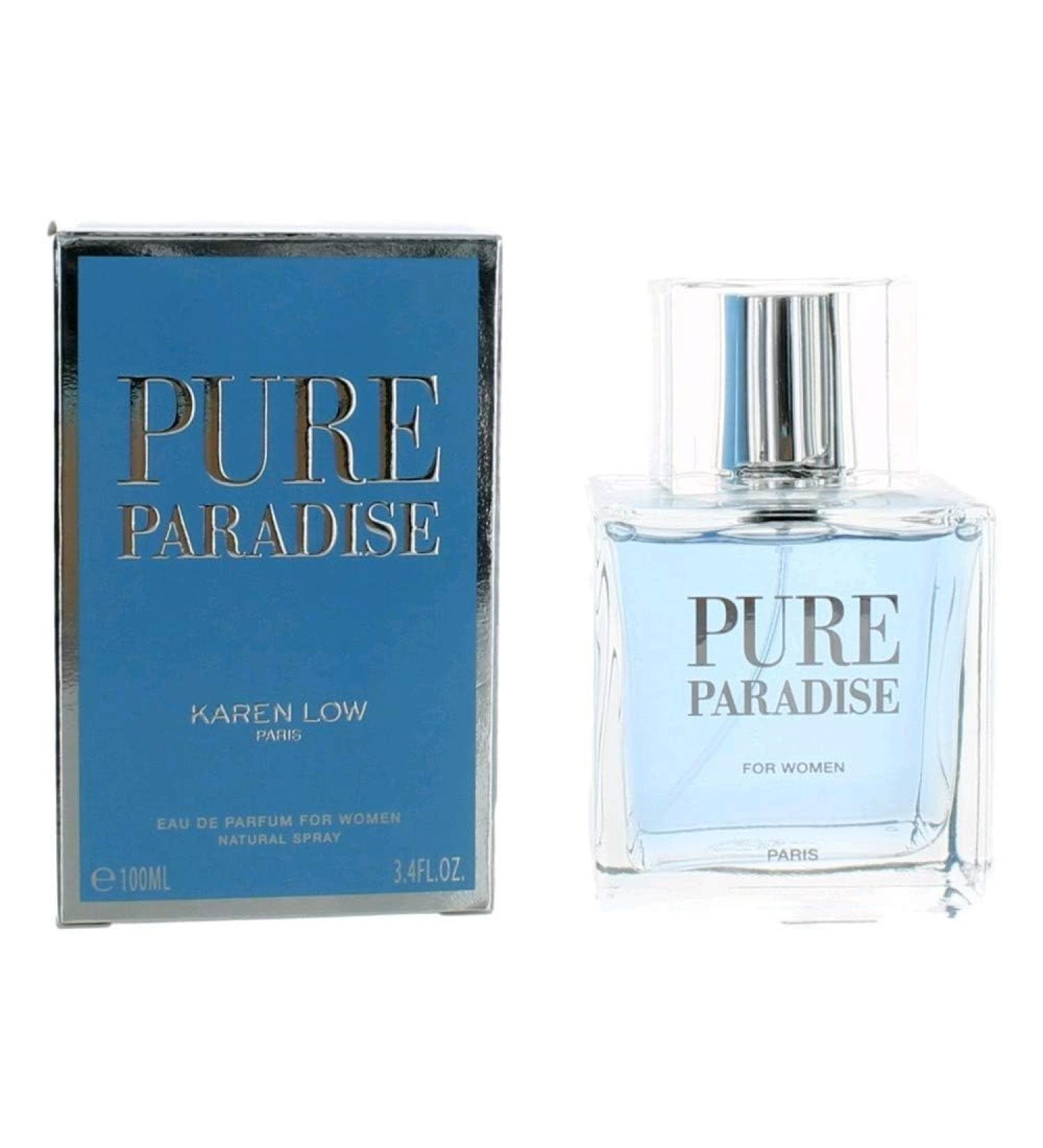 Karen Low Pure Paradise Paris Eau De Toilette For Men Natural Spray 3.4 Oz