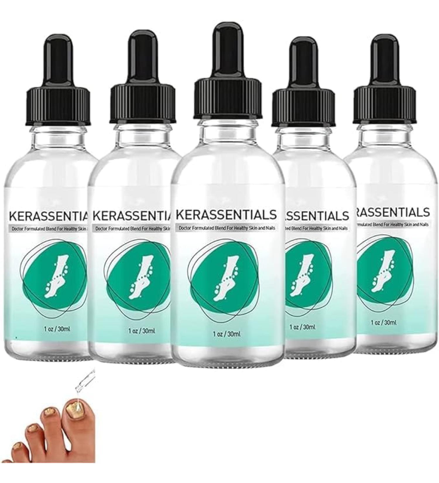 2024 New 5pcs Nail Fungus Treat-ment for Toenail Kerassentials Toenail Fungus Treat-ment Oil Kerassentials for Toenail Fungus Kerasentials Nail Treat-ment 30ml/1fl.oz - Buy Online on GoSupps.com